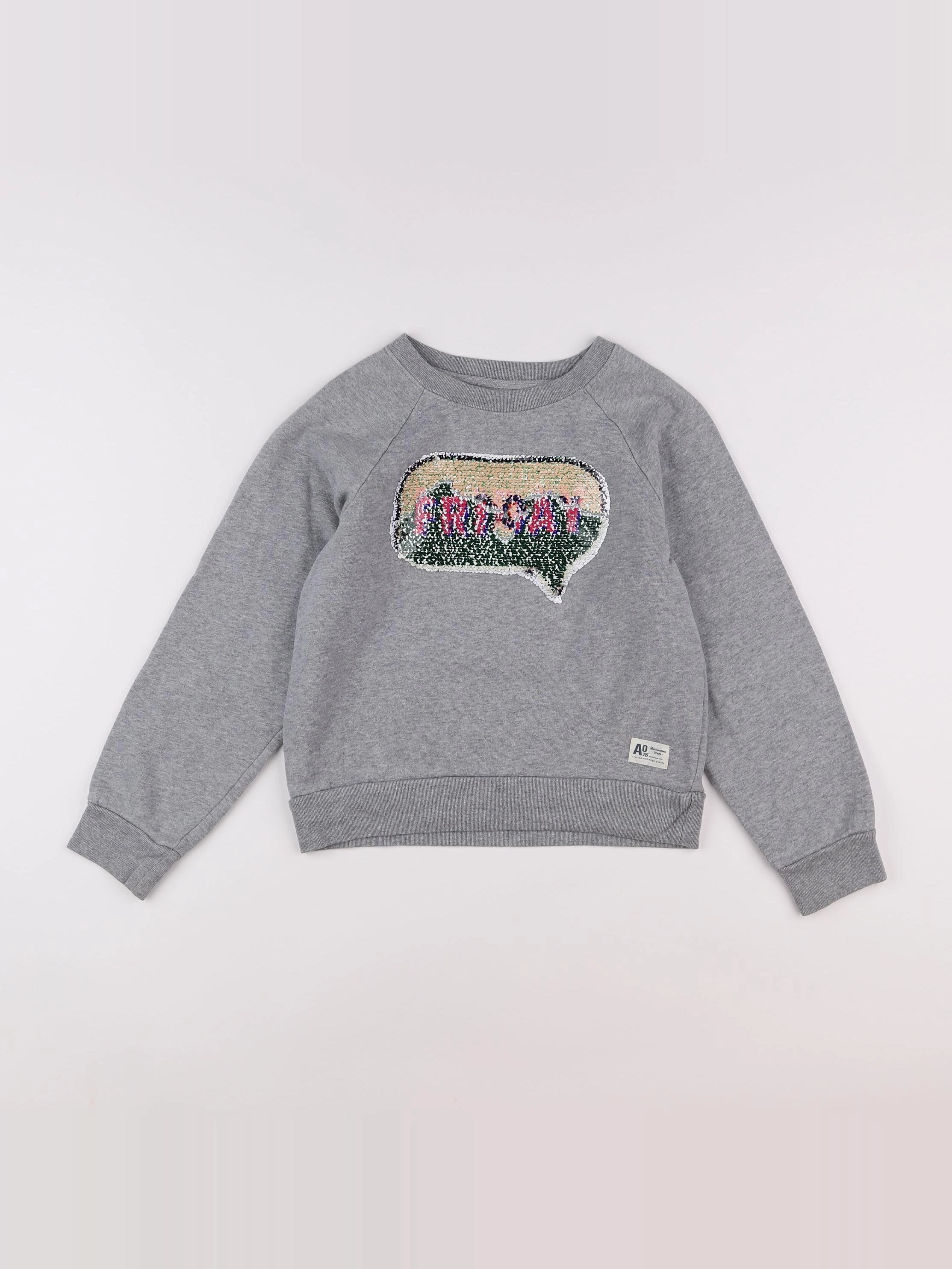 American Outfitters - sweat gris - 10 ans