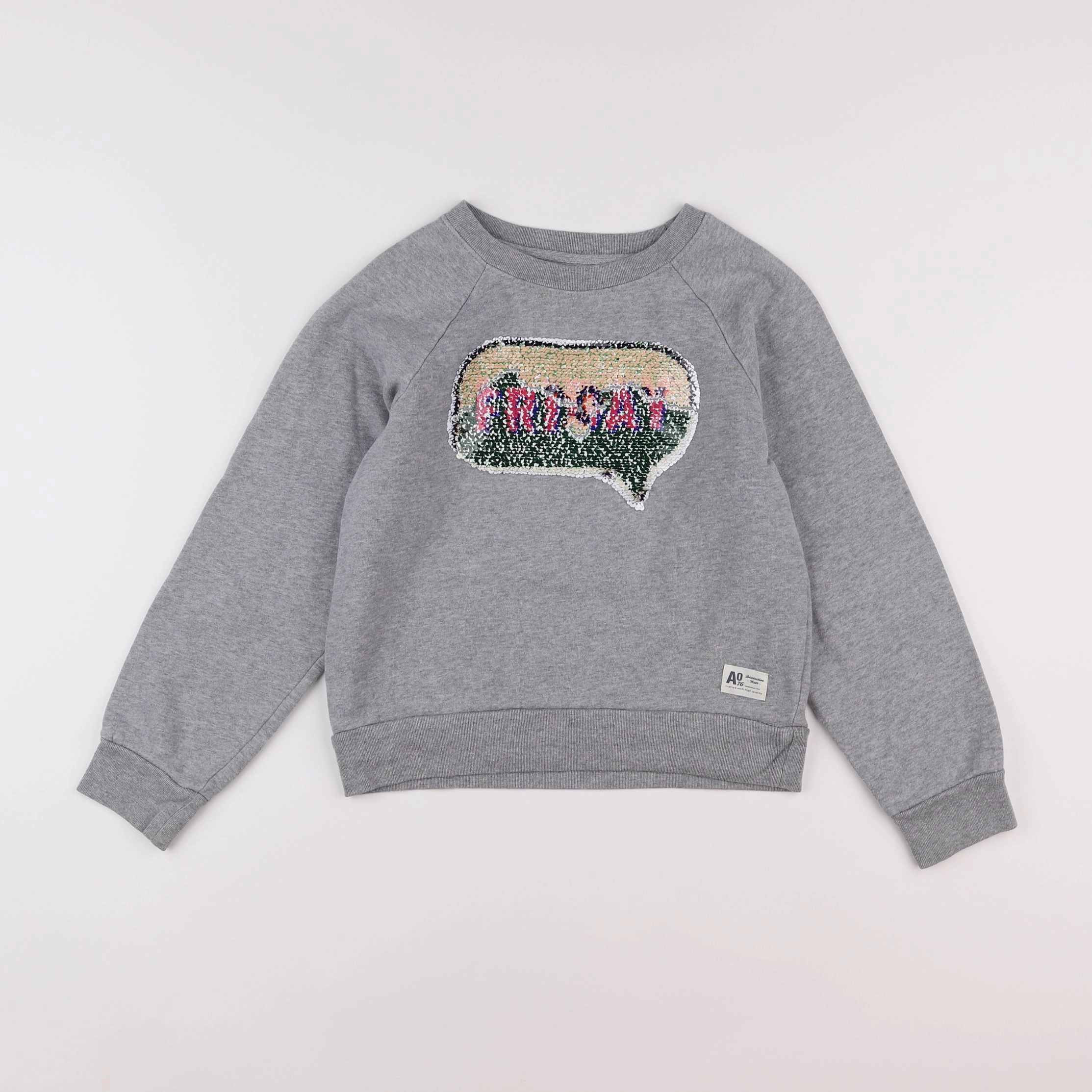 American Outfitters - sweat gris - 10 ans