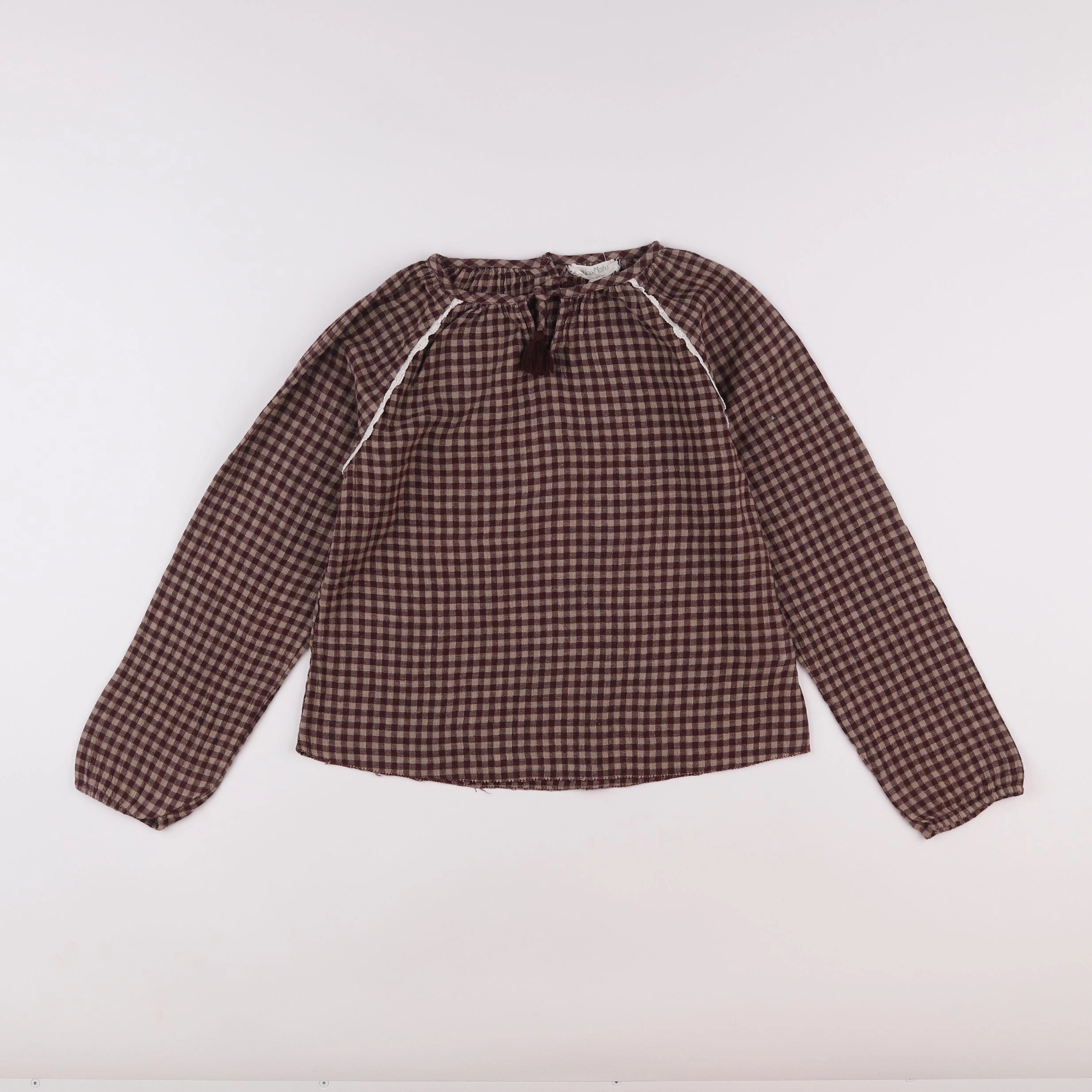 Louise Misha - blouse beige, rouge - 10 ans