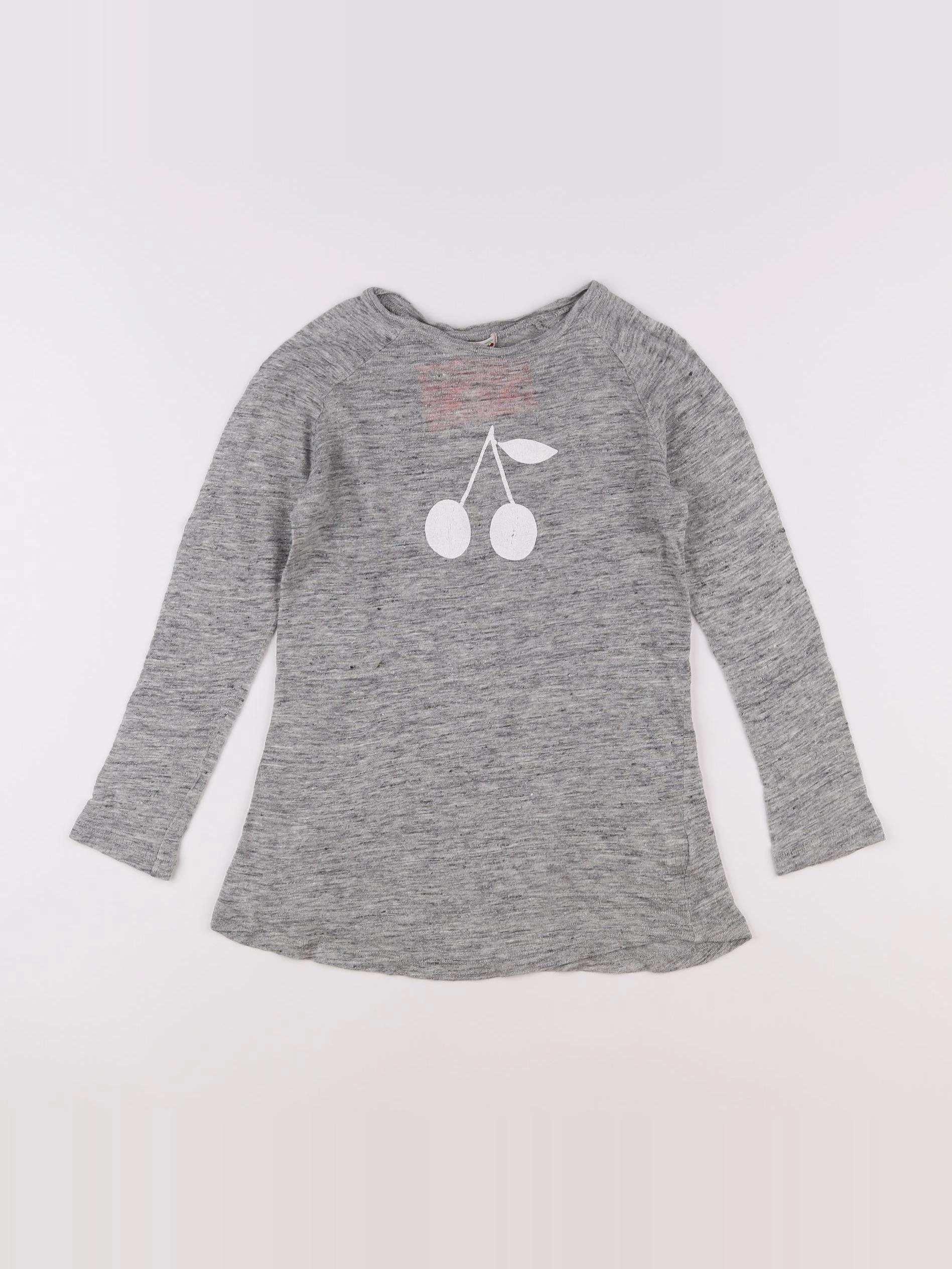 Bonpoint - tee-shirt gris - 10 ans