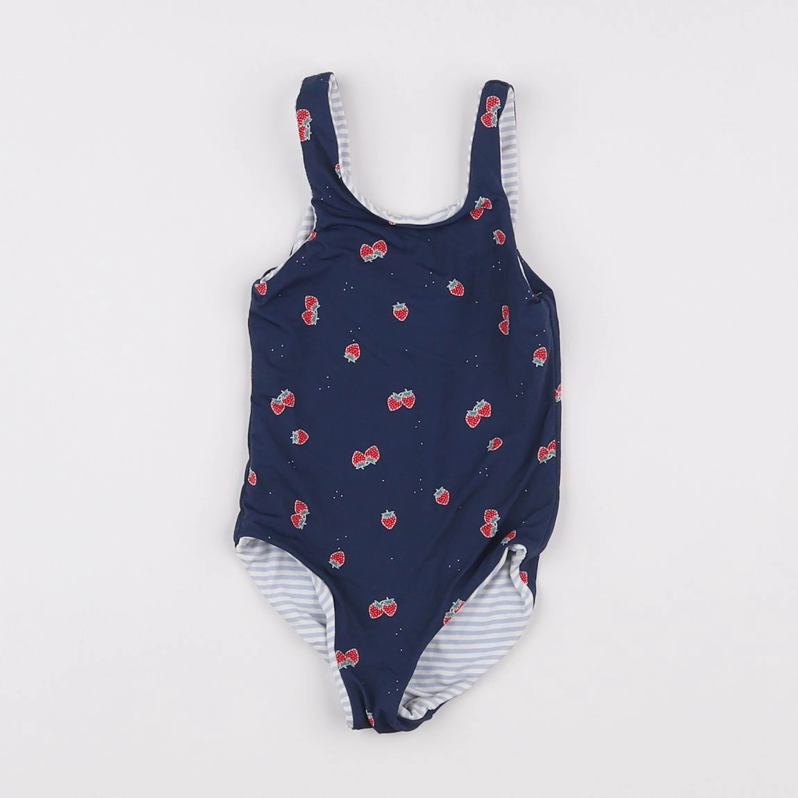 Vertbaudet - maillot de bain bleu - 12 mois