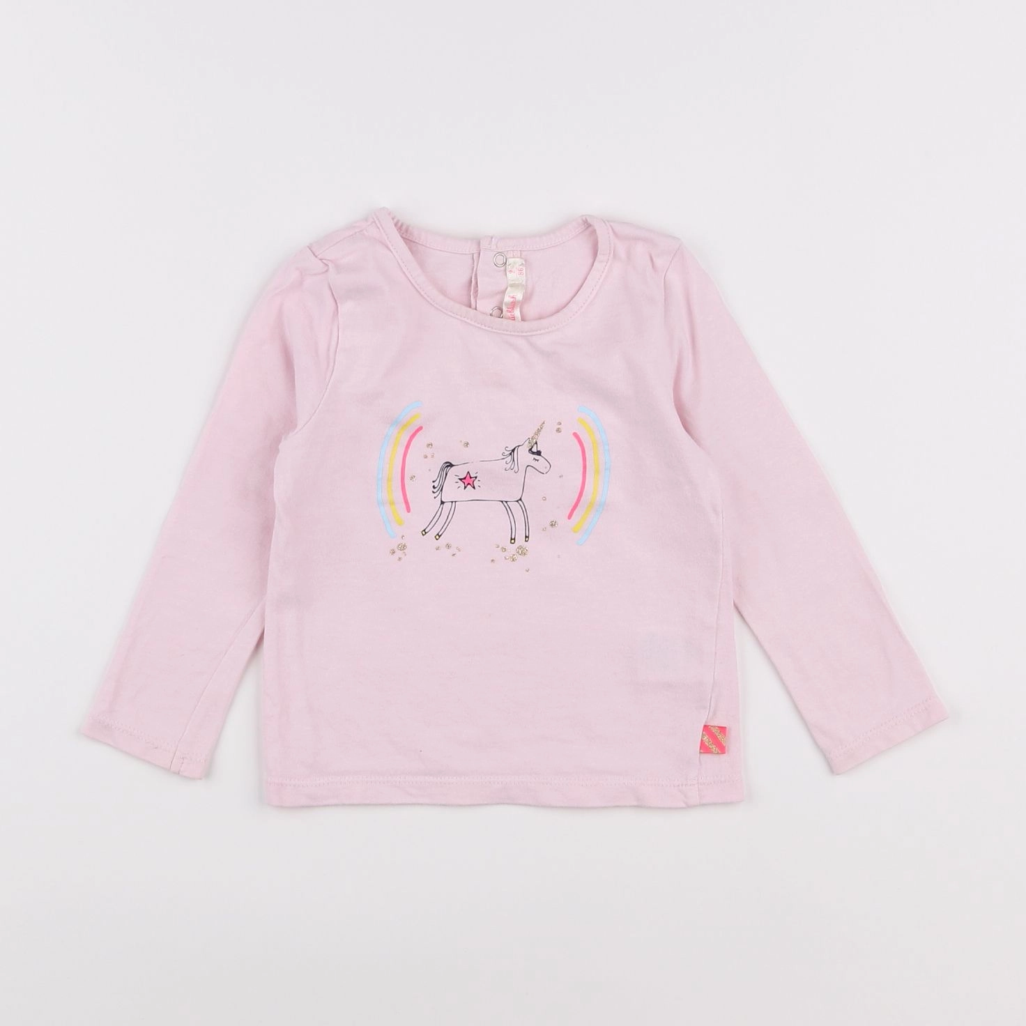 Billie Blush - tee-shirt rose - 2 ans