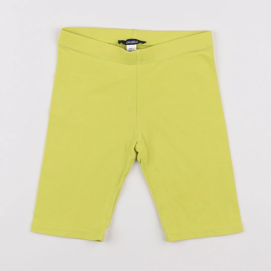 Okaidi - legging court jaune - 6 ans