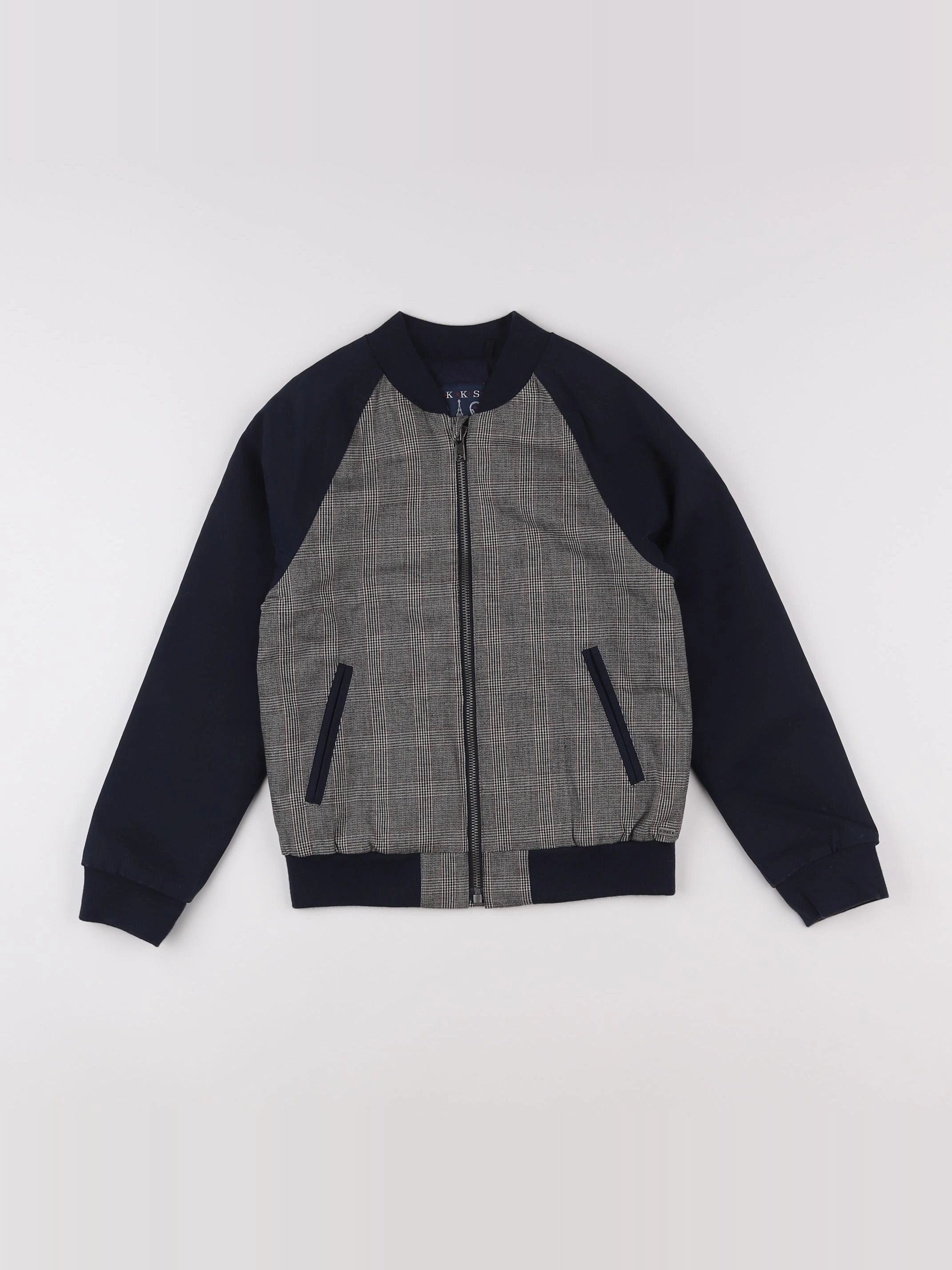 IKKS - veste gris - 8 ans