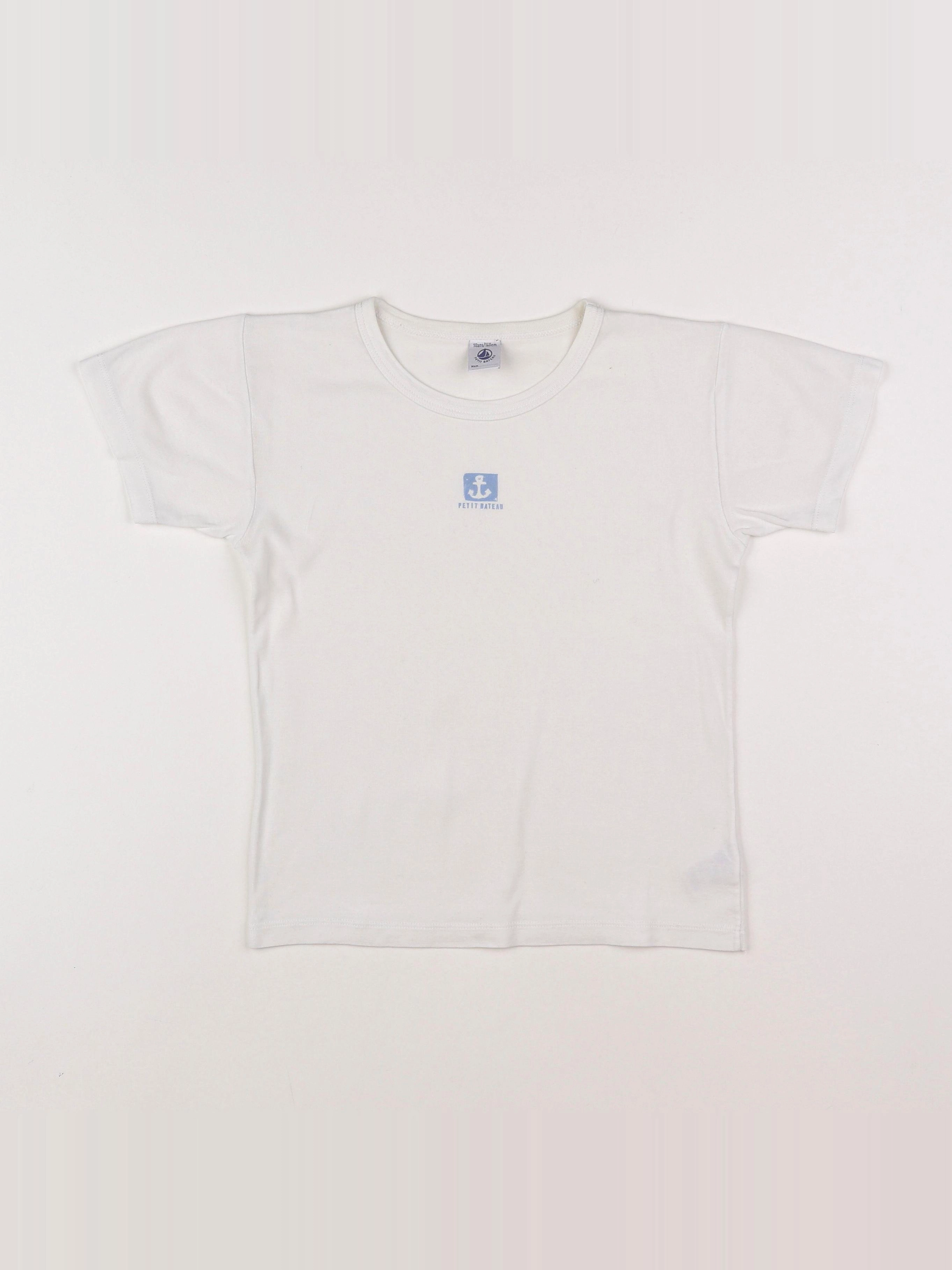 Petit Bateau - maillot de corps blanc - 10 ans