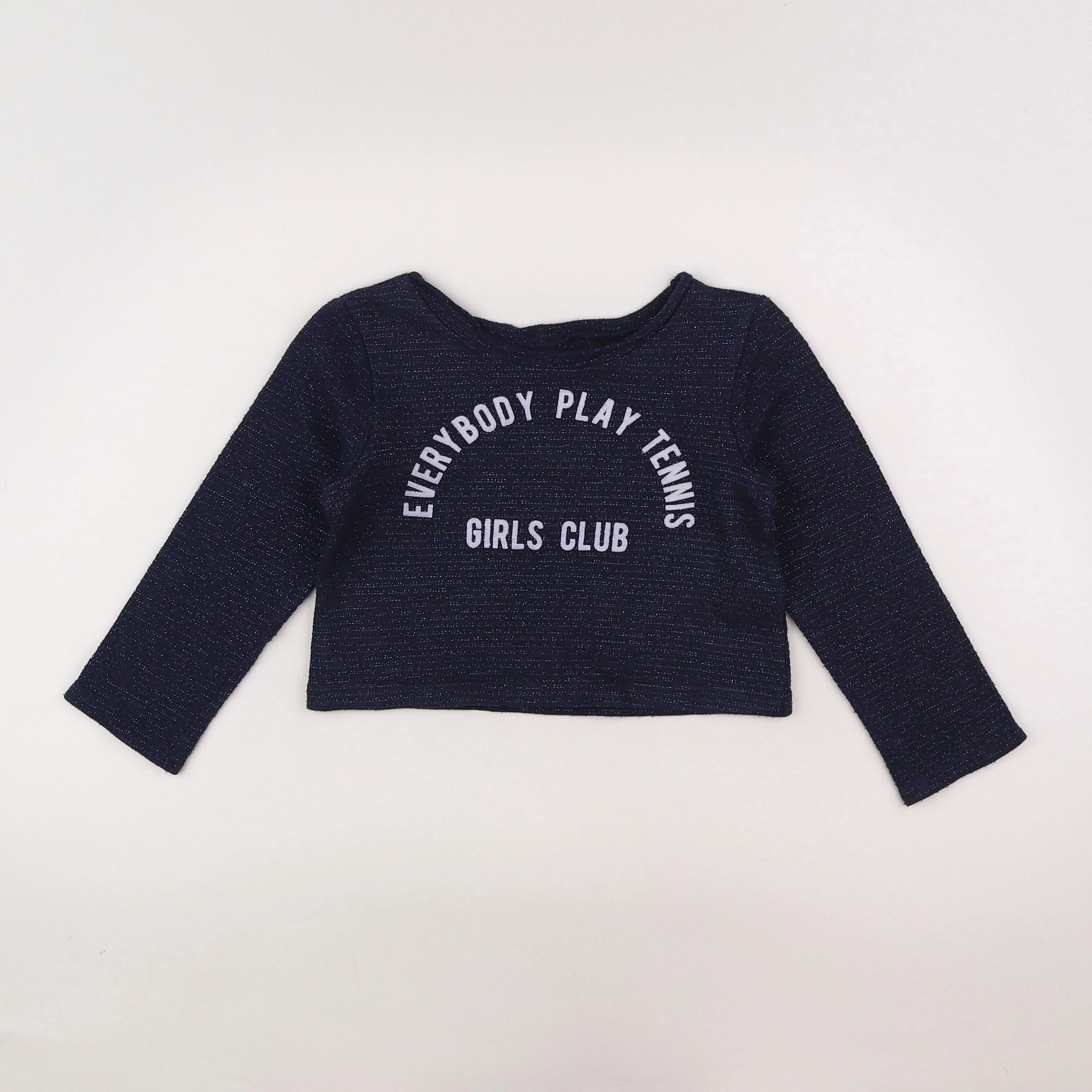 IKKS - tee-shirt court bleu - 4 ans