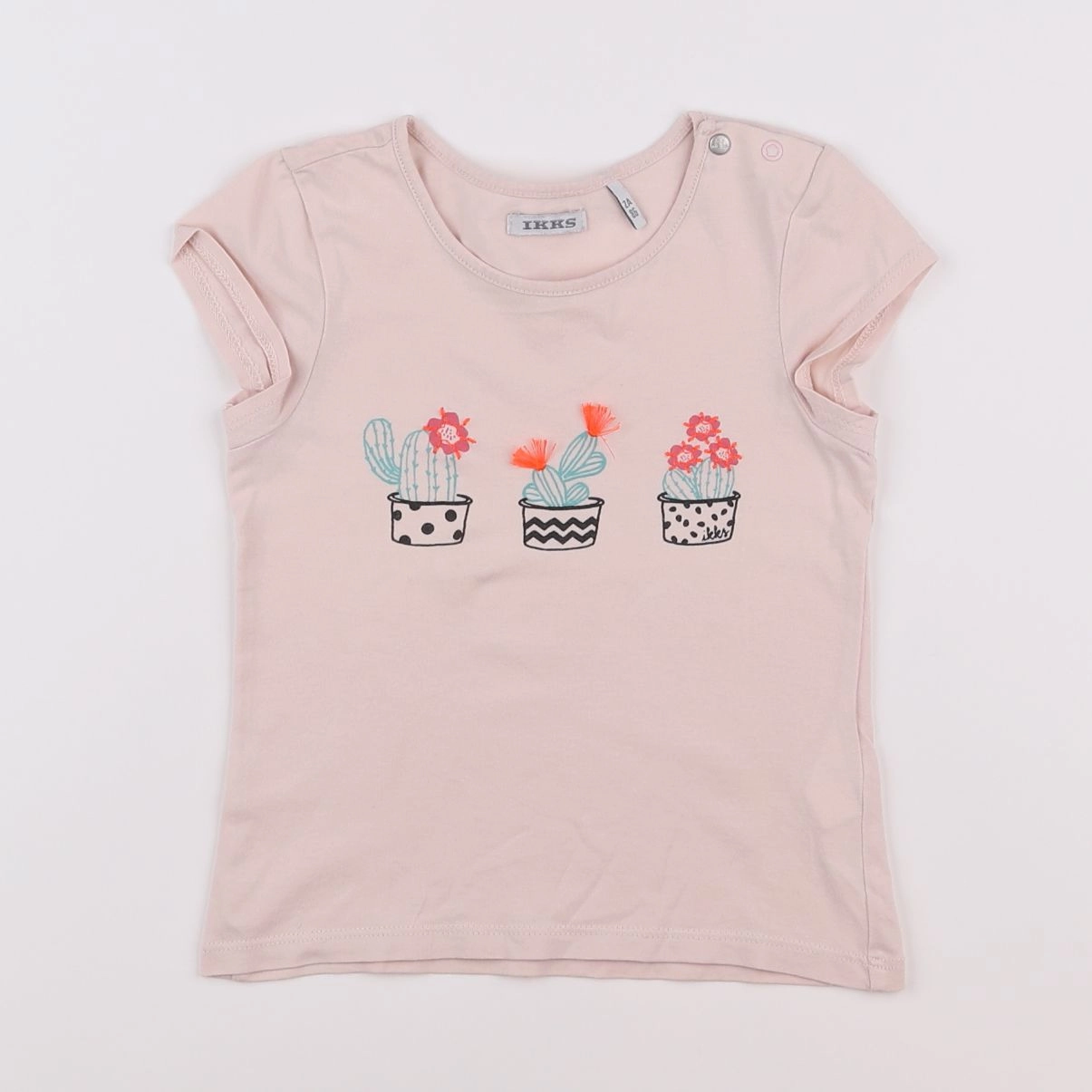 IKKS - tee-shirt rose - 2 ans