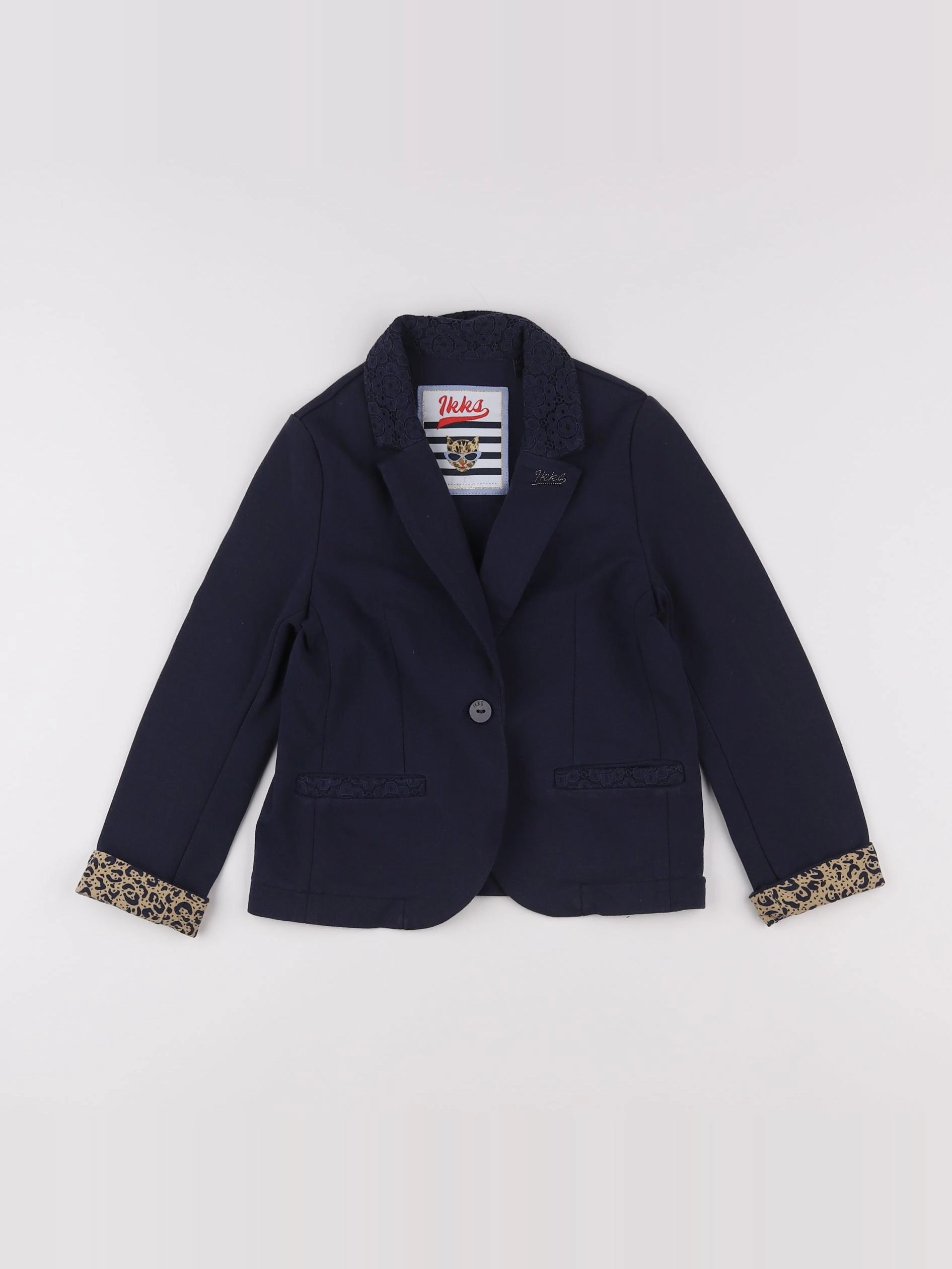 IKKS - veste bleu - 6 ans