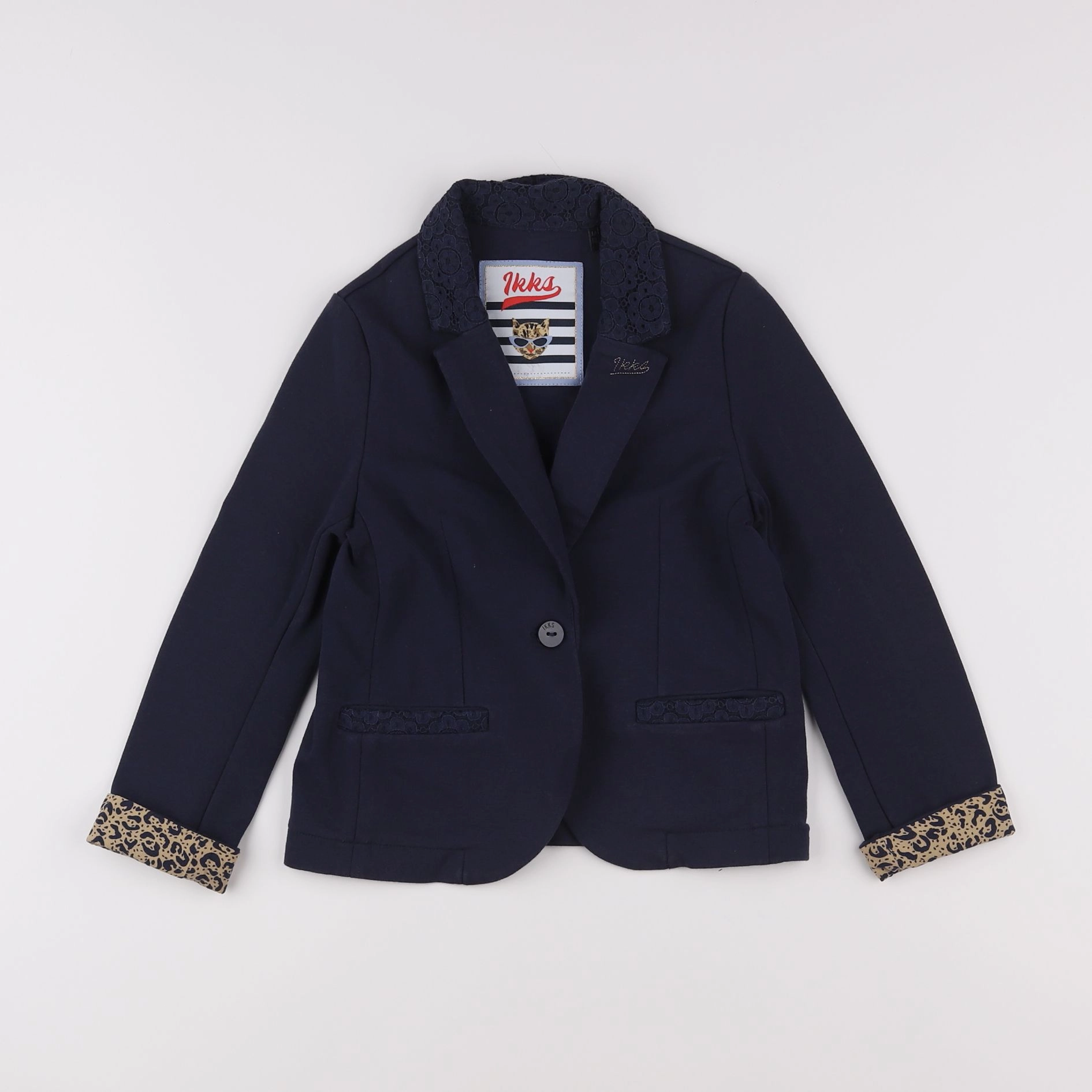 IKKS - veste bleu - 6 ans