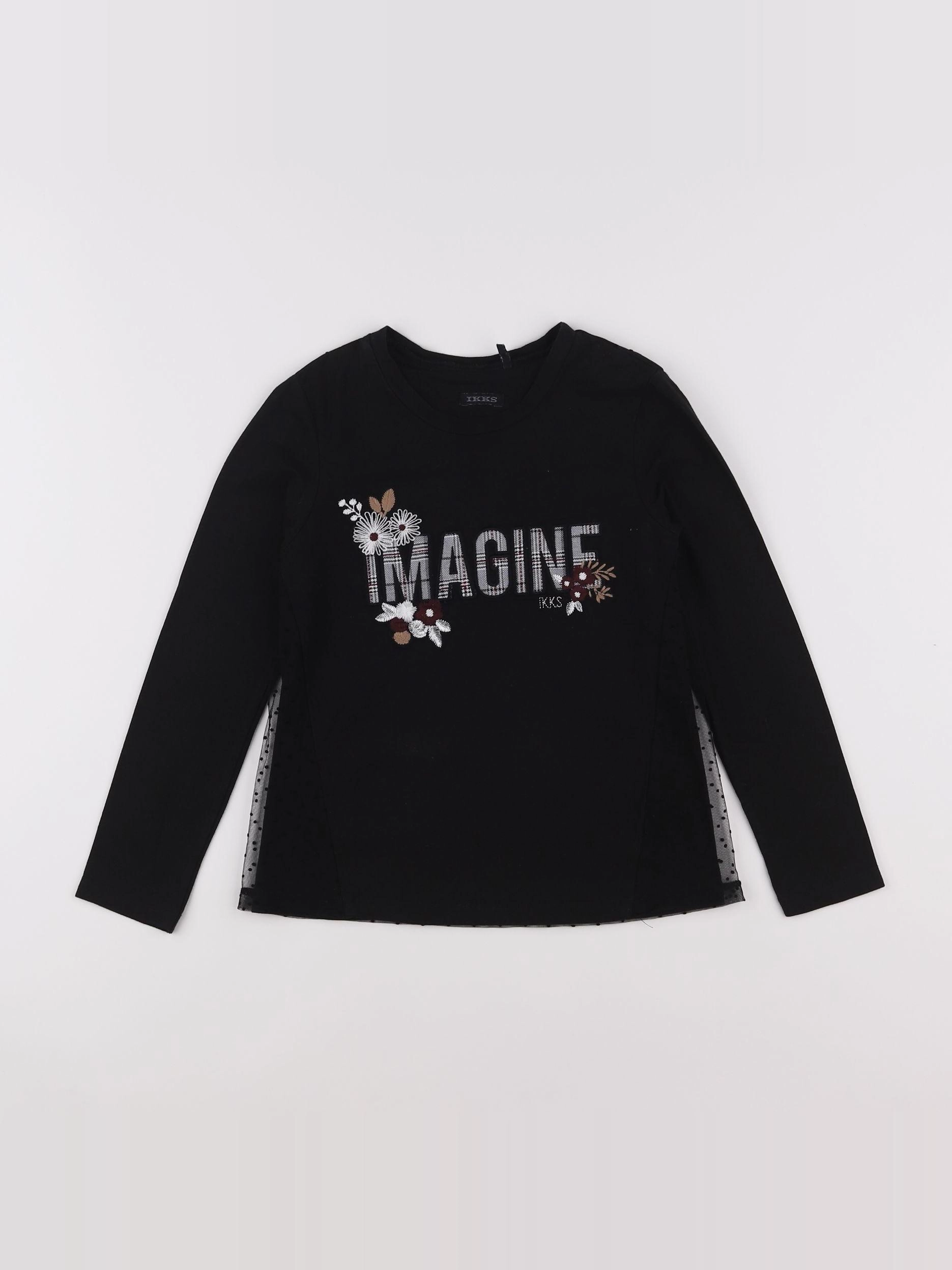 IKKS - tee-shirt noir - 6 ans
