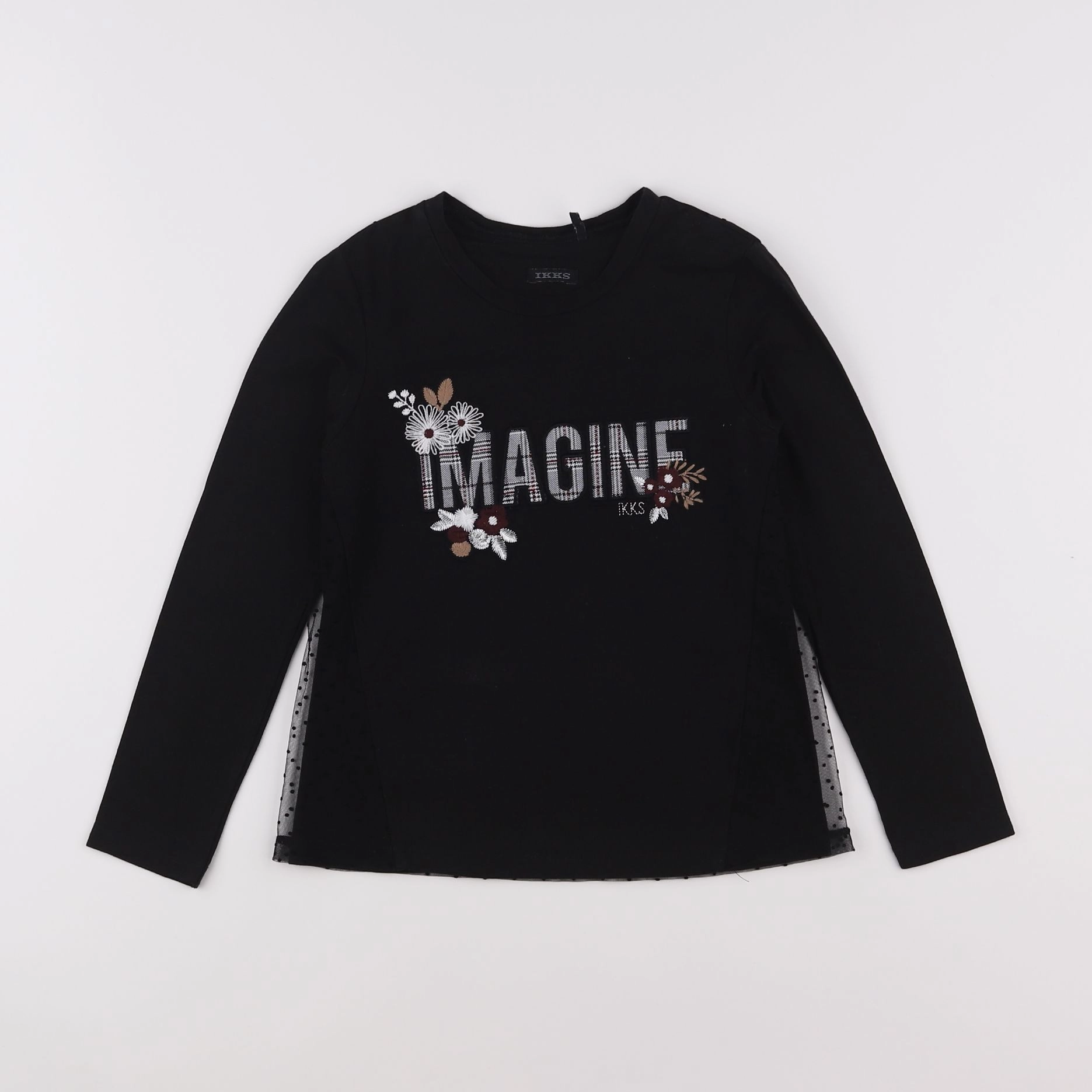 IKKS - tee-shirt noir - 6 ans