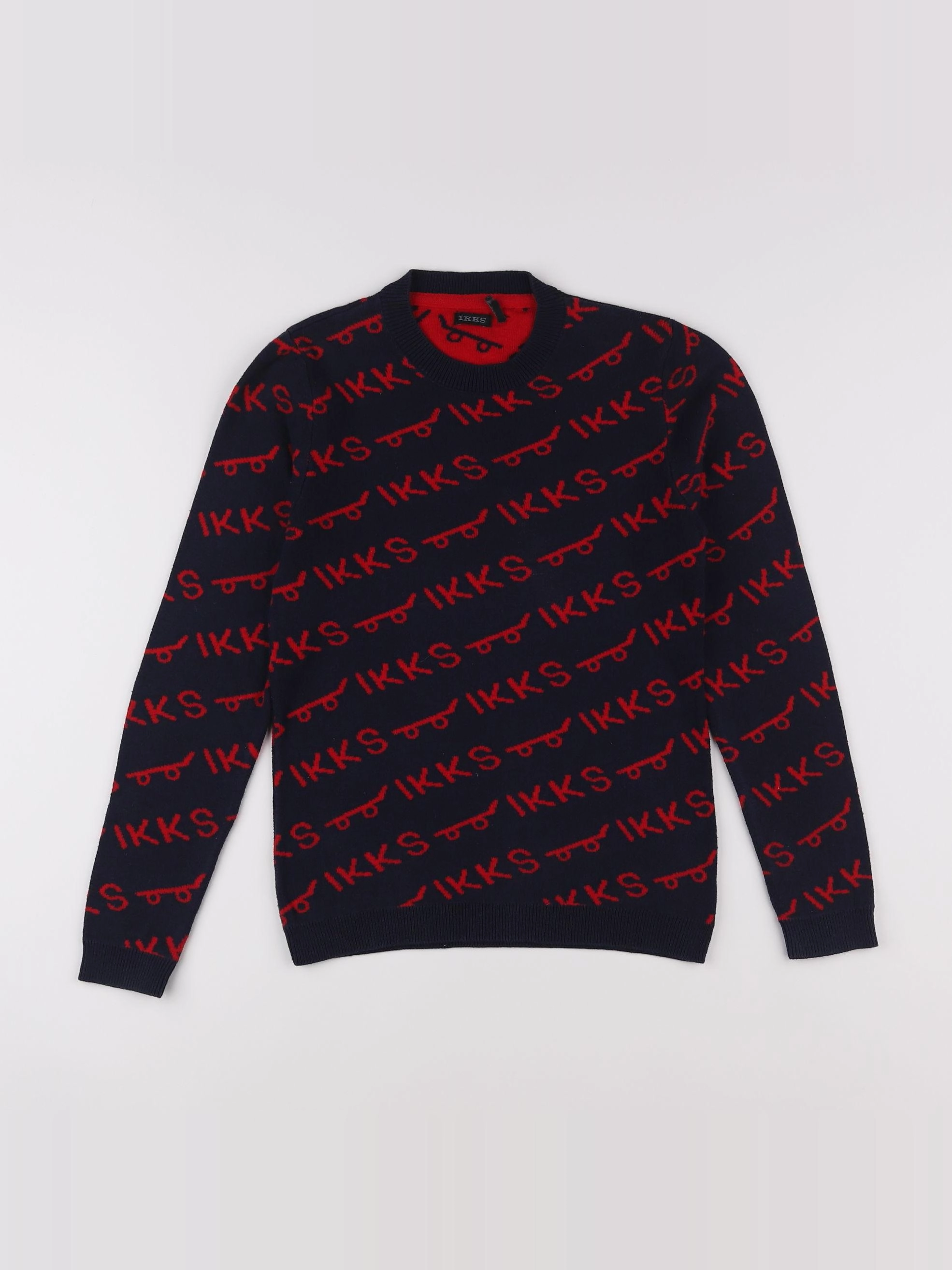 IKKS - pull bleu - 10 ans