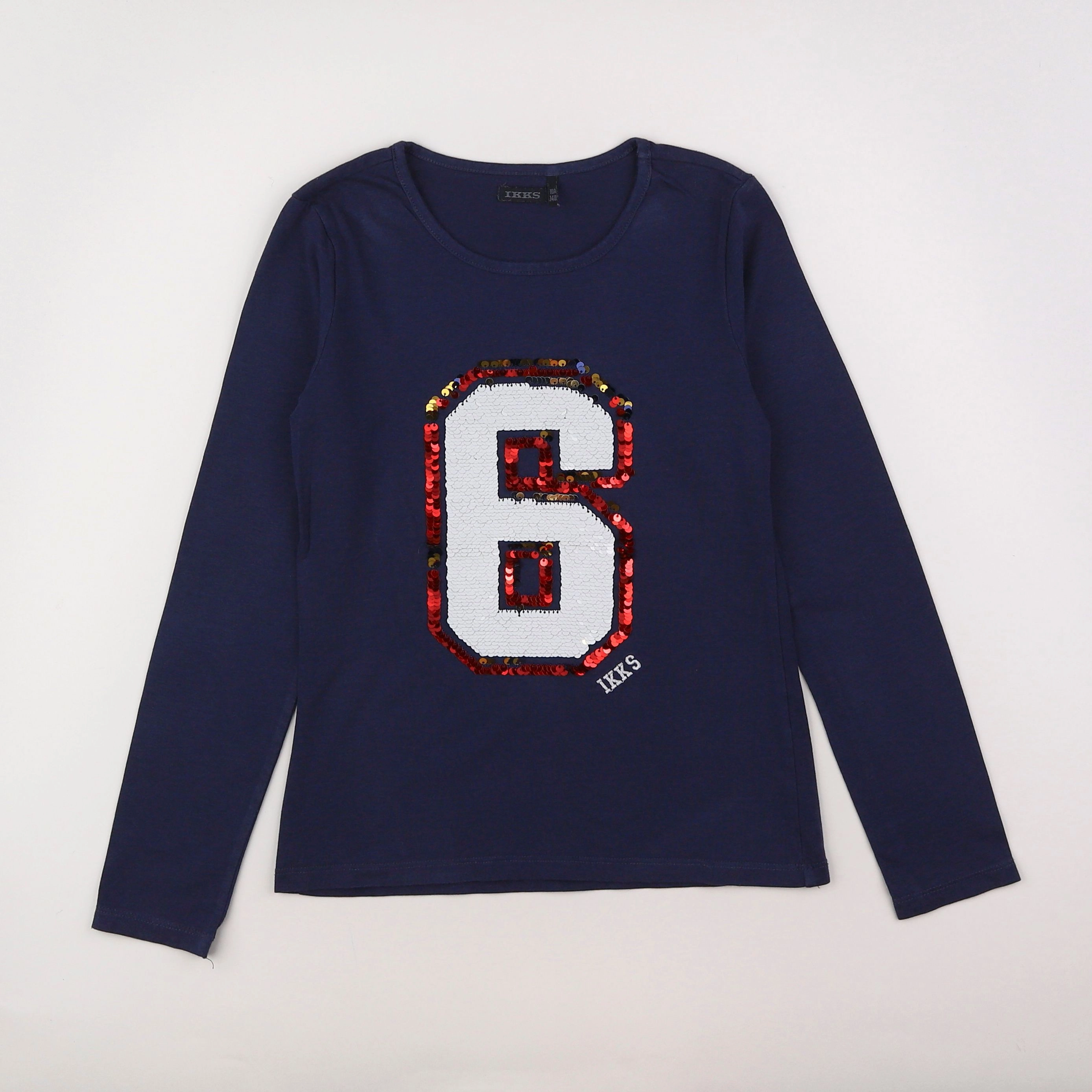 IKKS - tee-shirt bleu - 10 ans