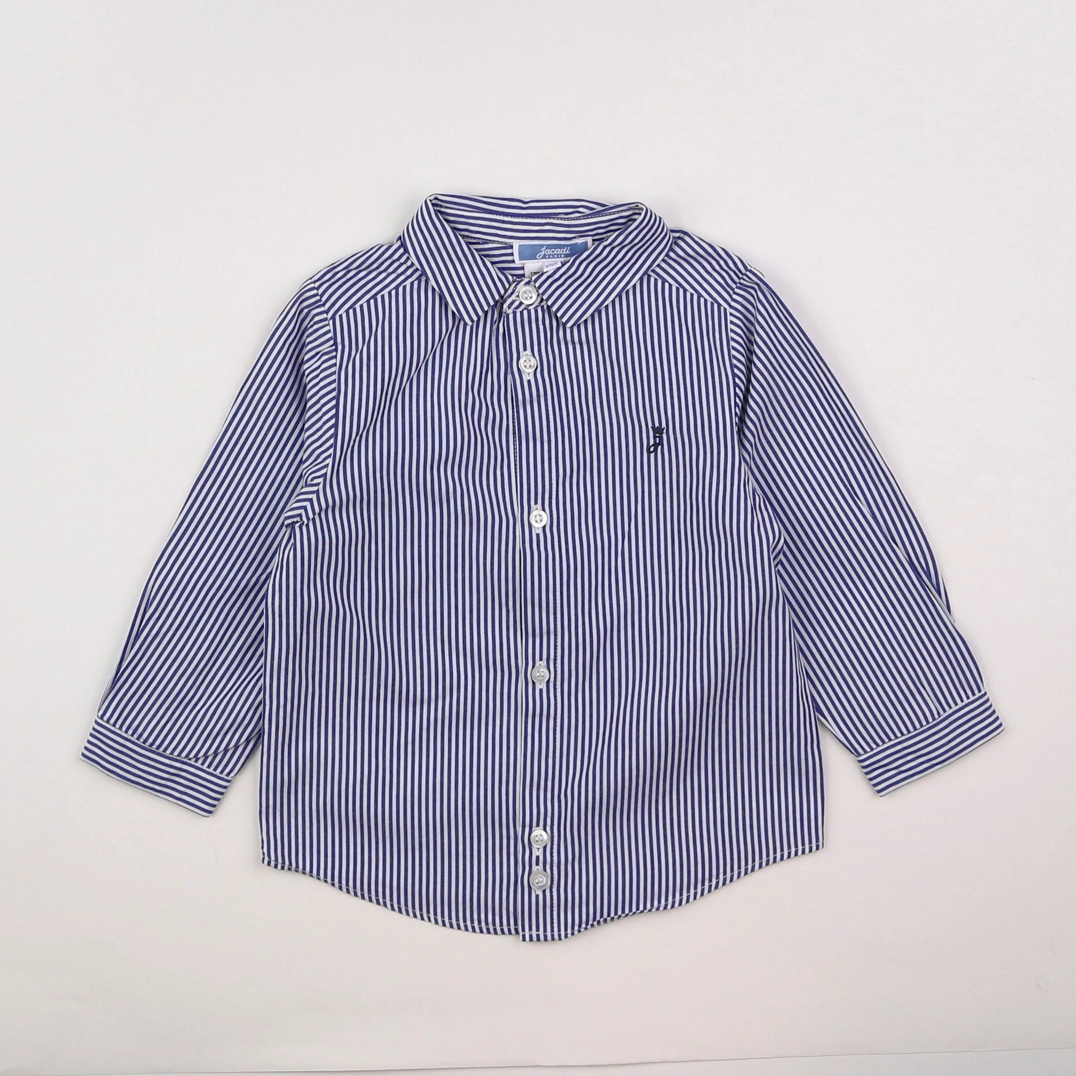 Jacadi - chemise bleu, blanc - 18 mois