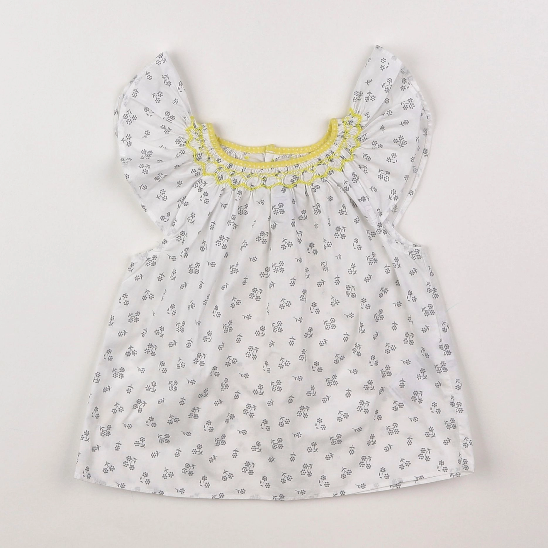 Jacadi - blouse blanc - 18 mois