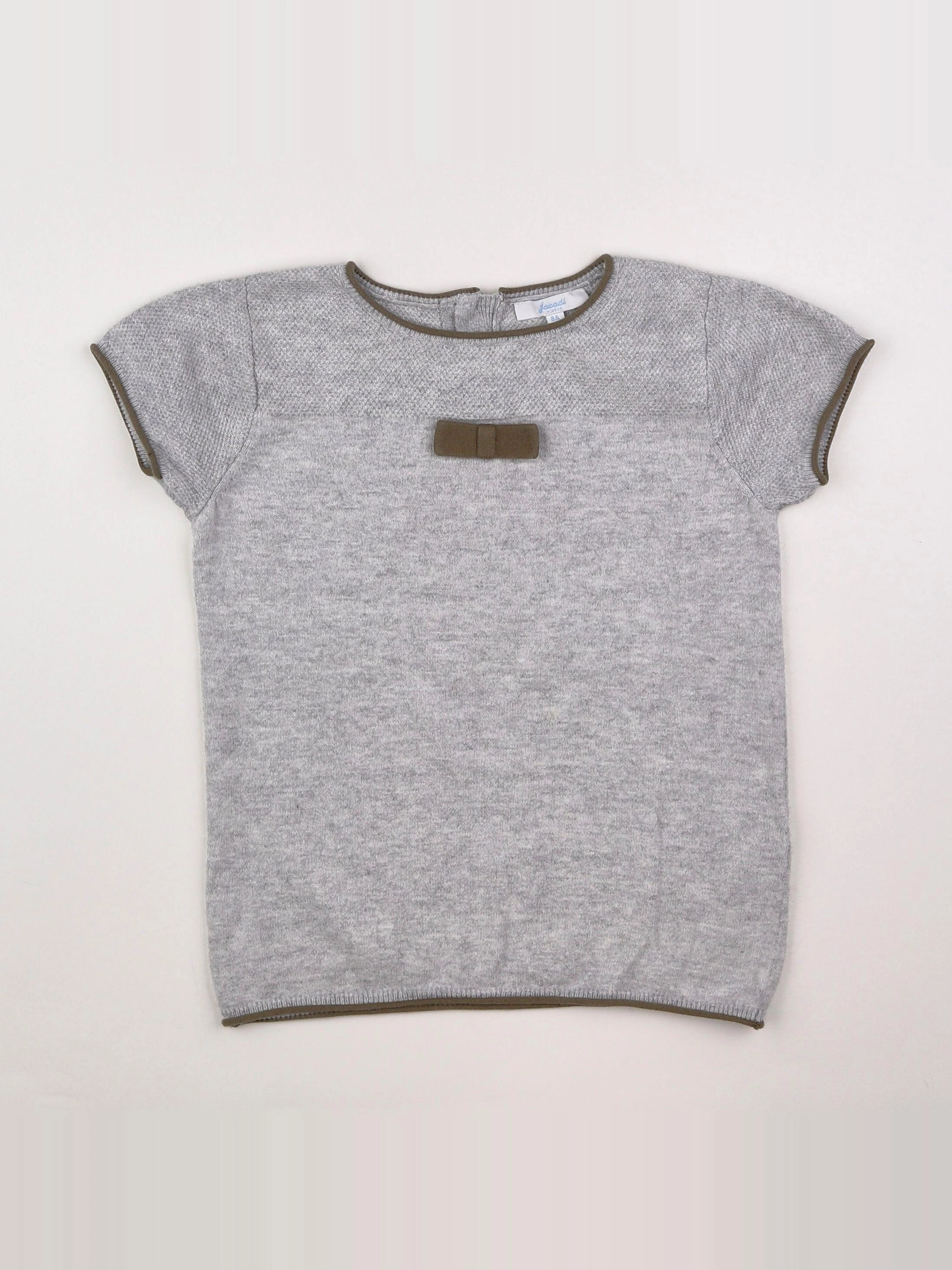 Jacadi - pull gris - 8 ans