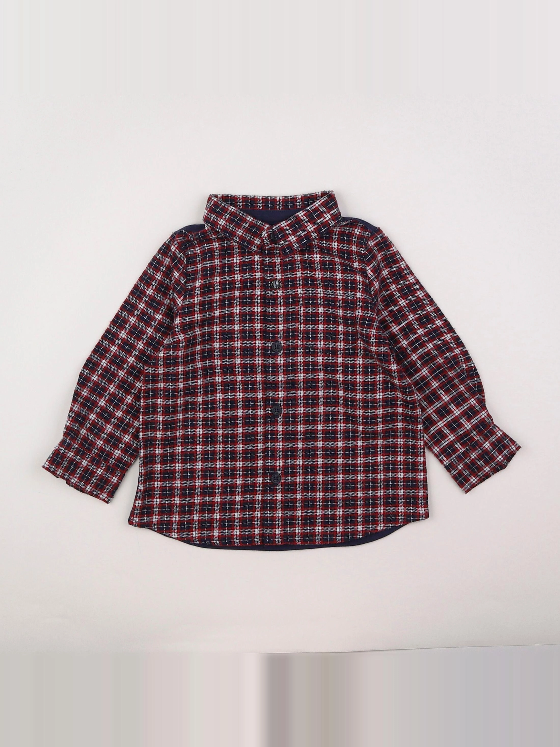 IKKS - chemise bleu - 12 mois