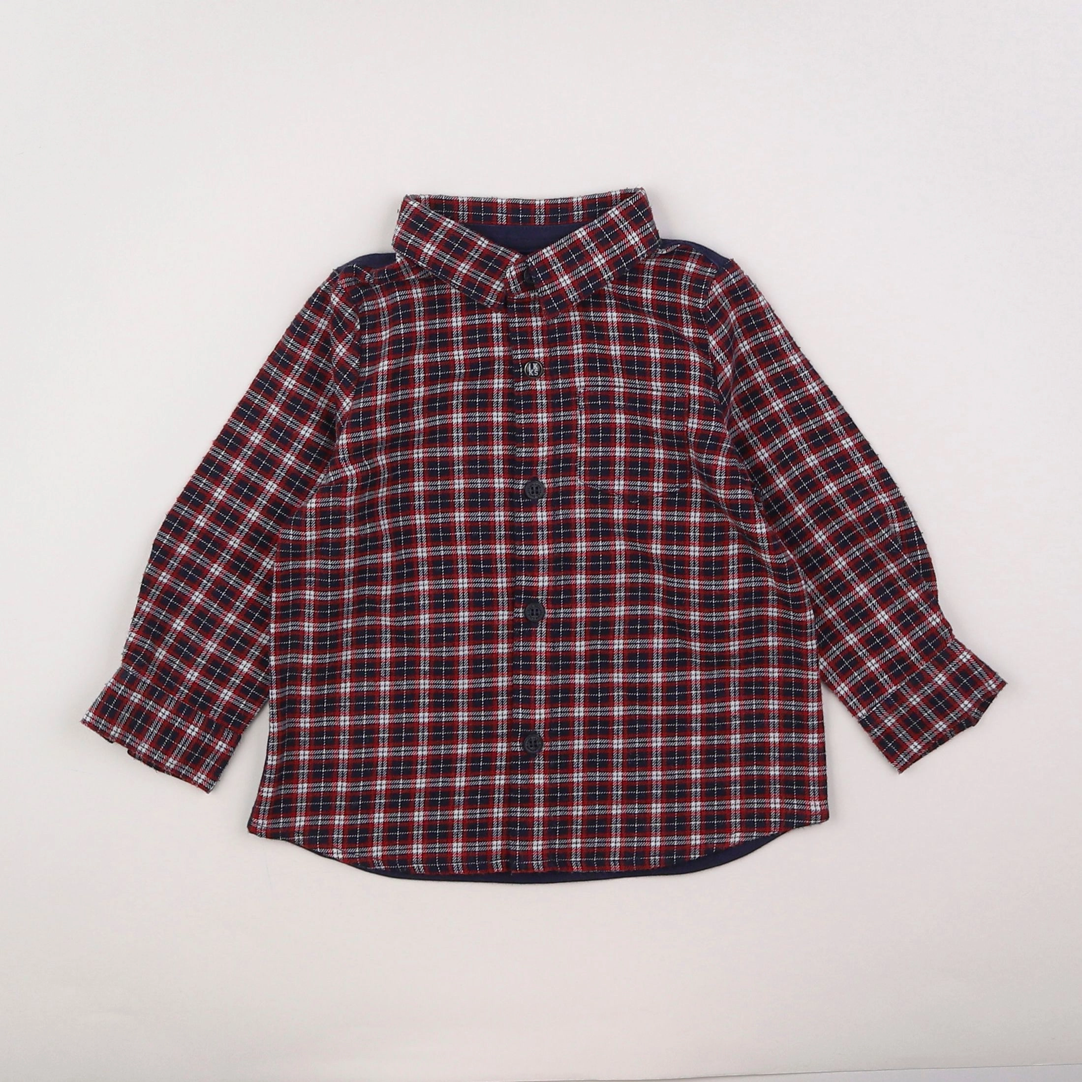 IKKS - chemise bleu - 12 mois