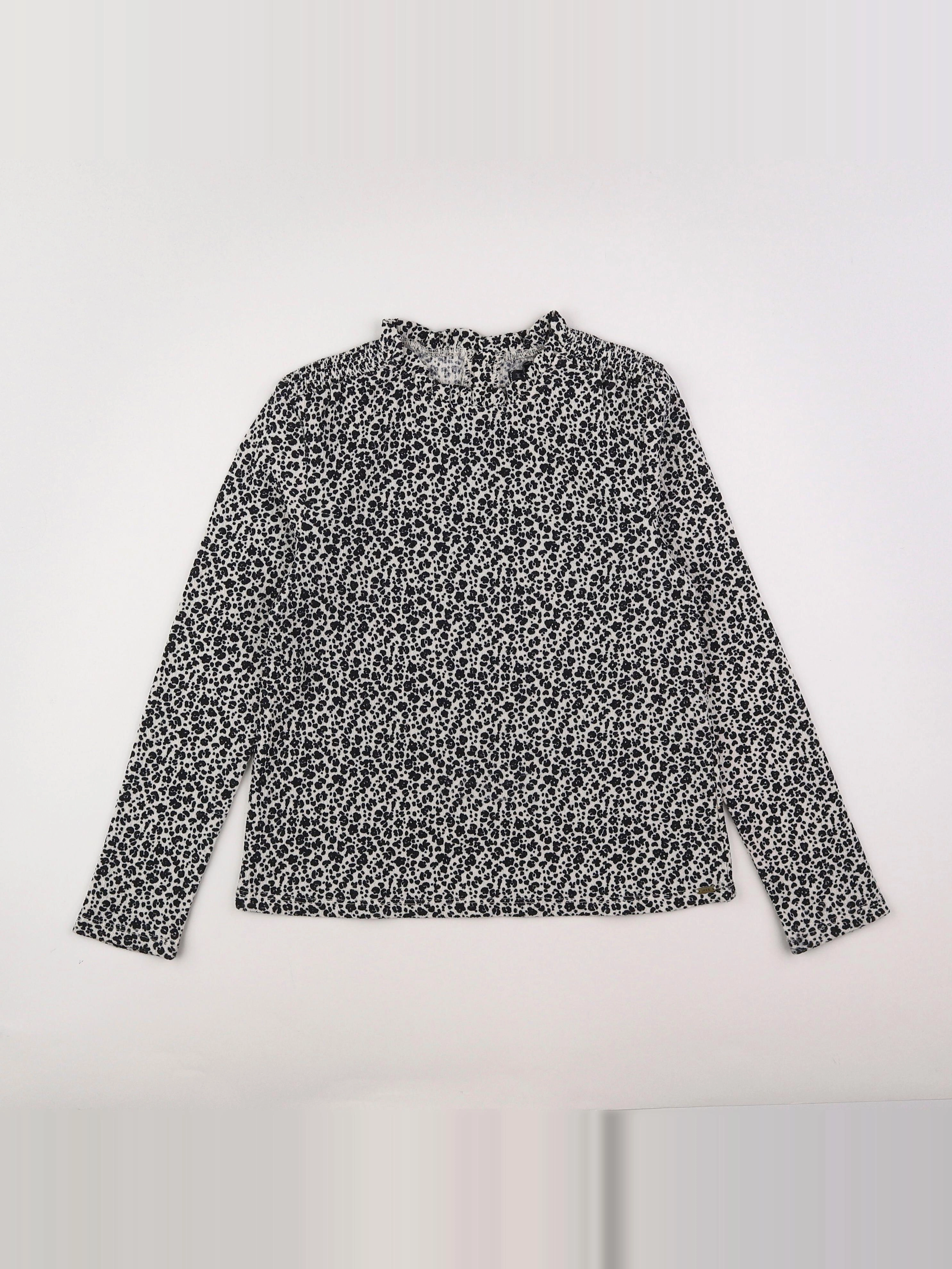 IKKS - blouse blanc, noir - 8 ans