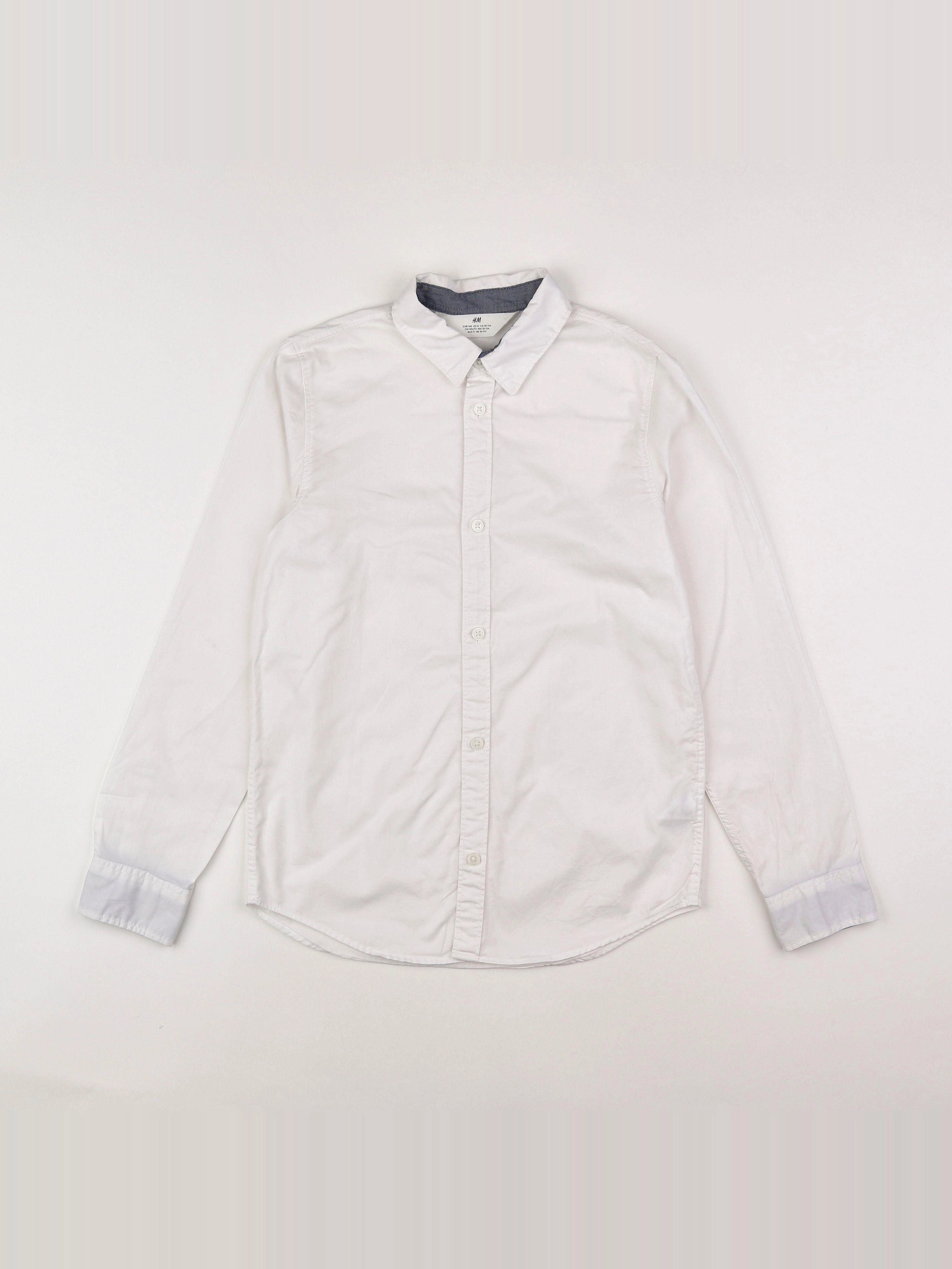 H&M - chemise blanc - 10/11 ans