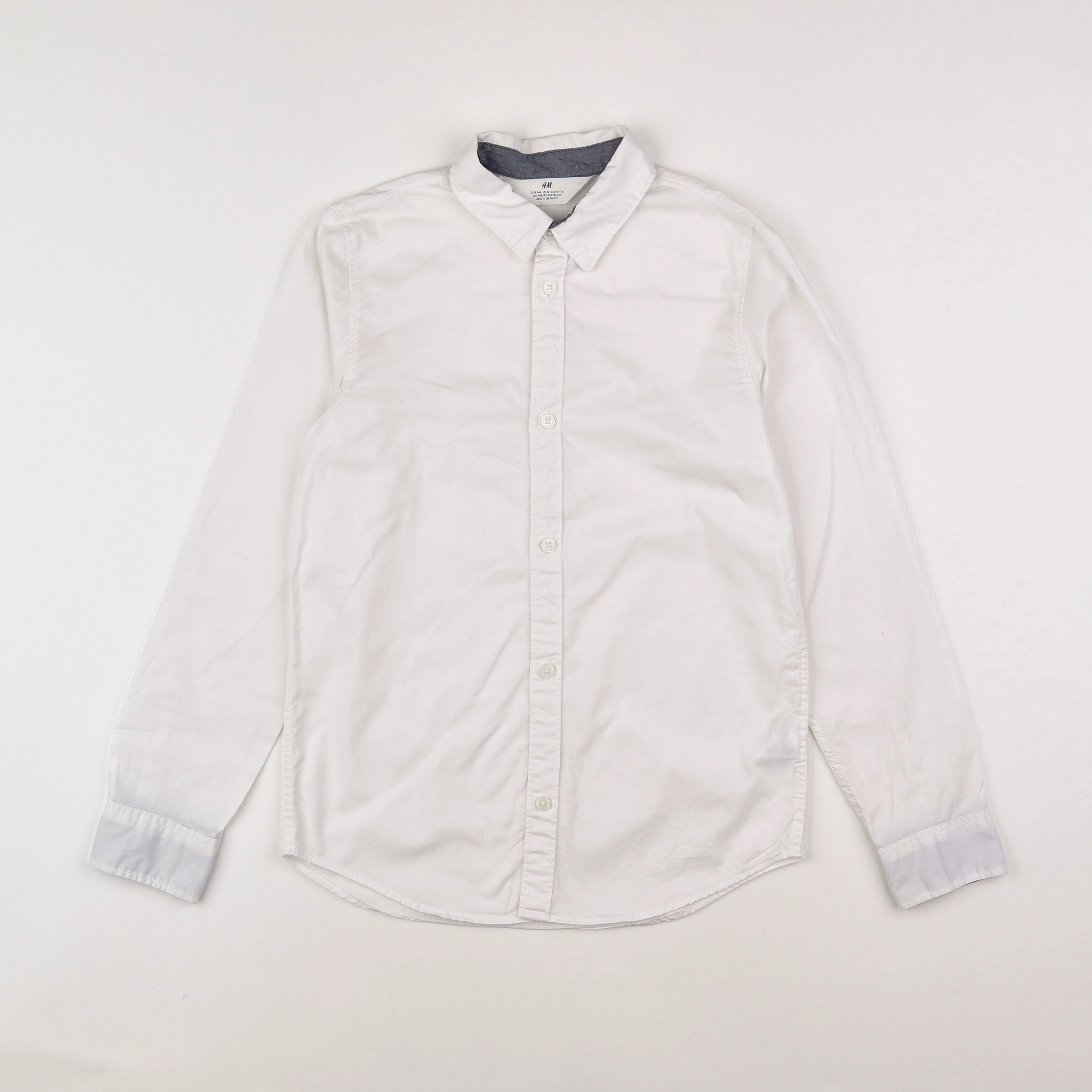 H&M - chemise blanc - 10/11 ans