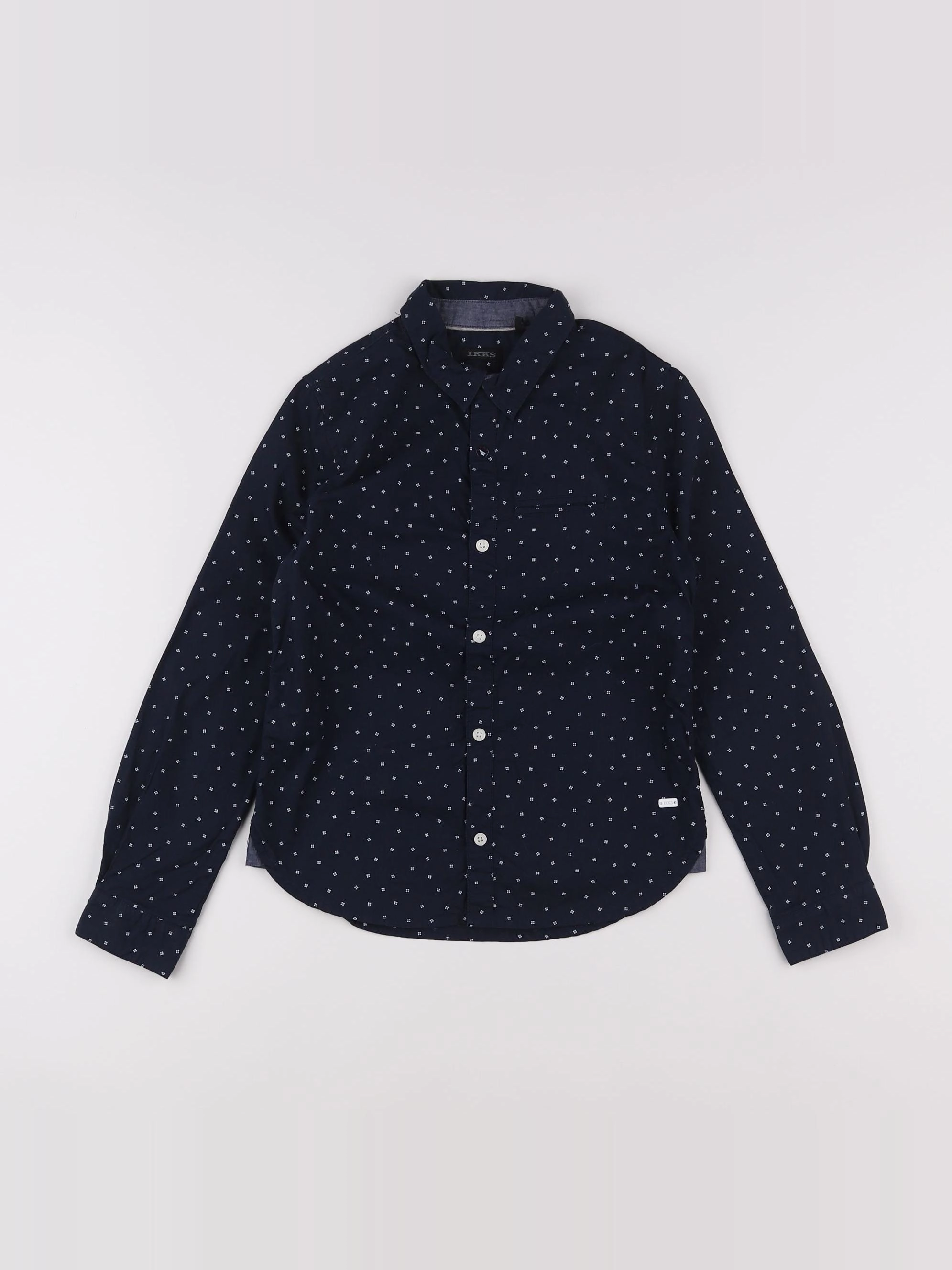 IKKS - chemise bleu - 8 ans