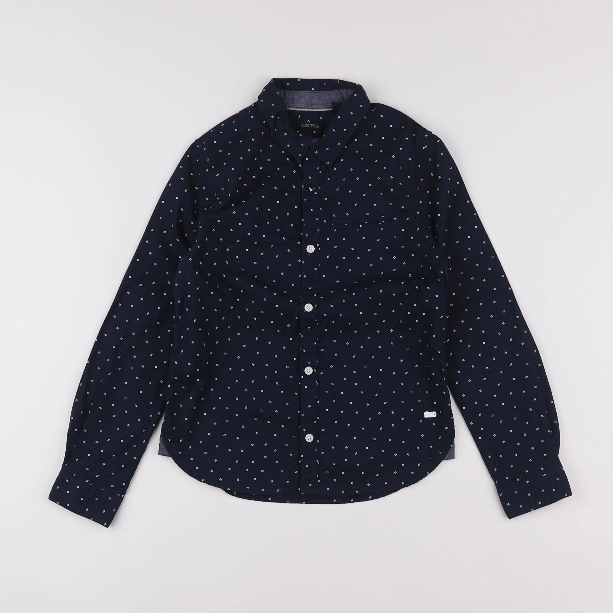 IKKS - chemise bleu - 8 ans
