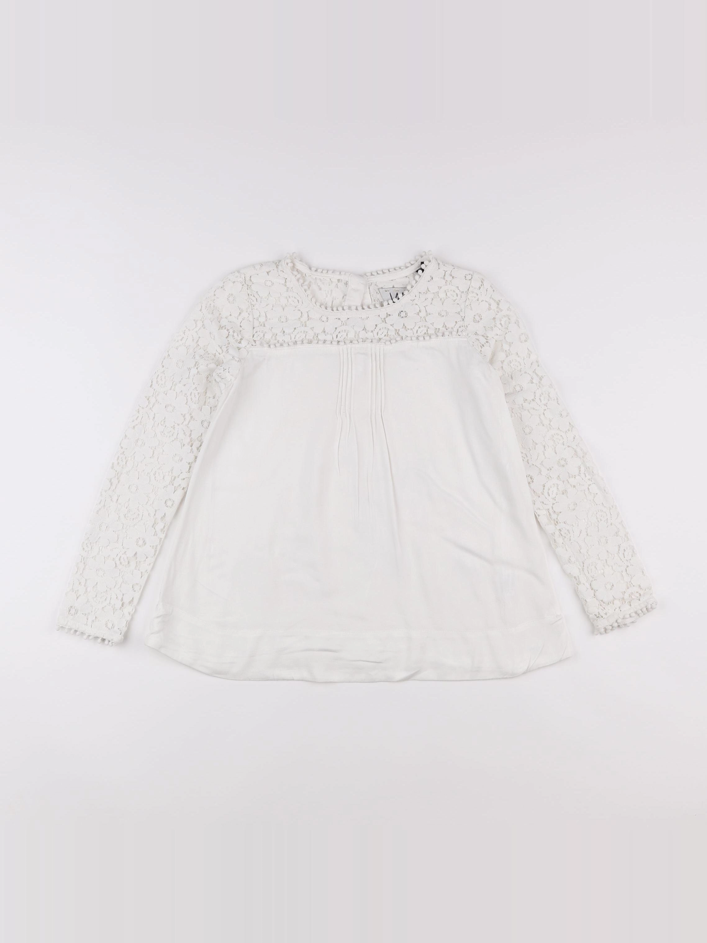 IKKS - blouse blanc - 10 ans