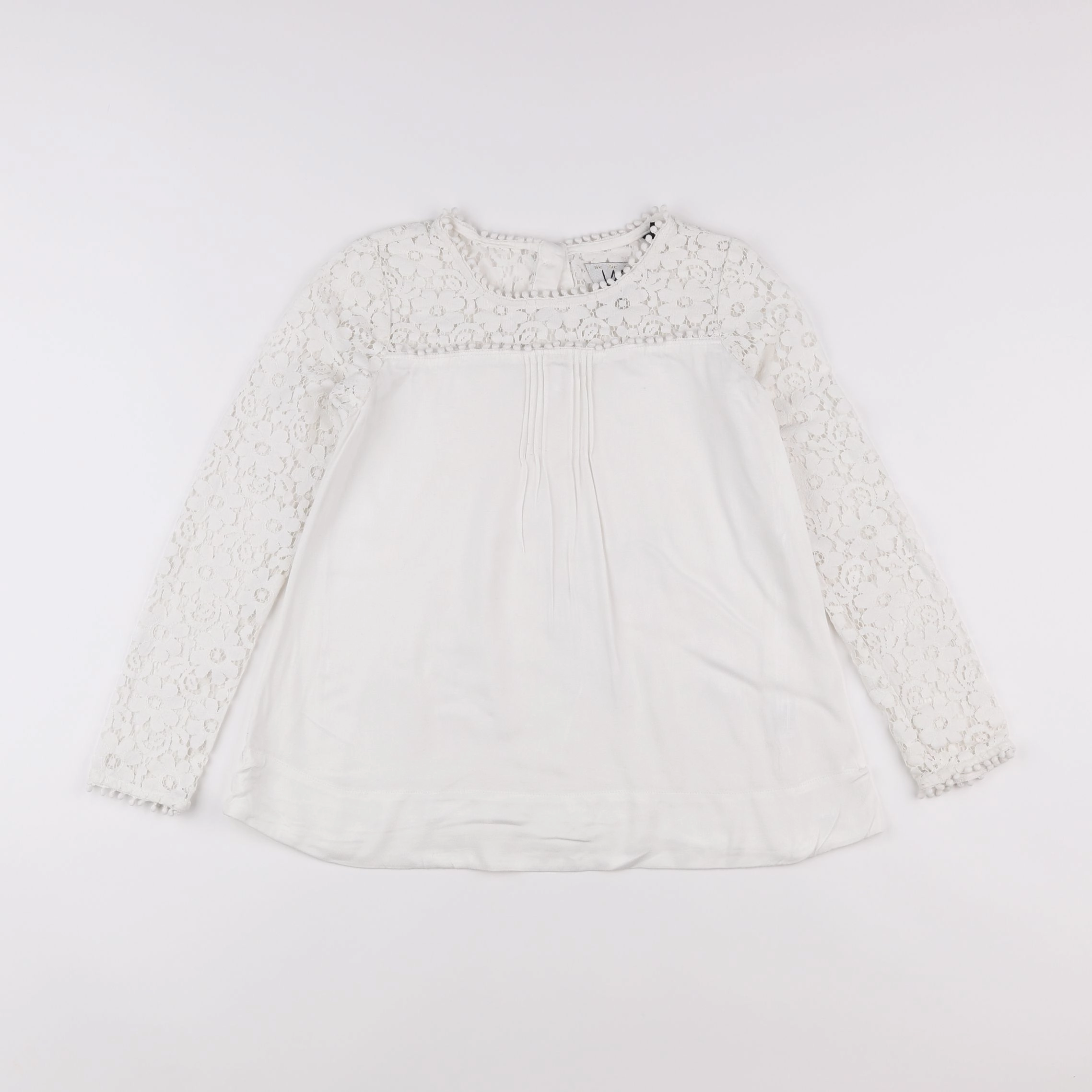 IKKS - blouse blanc - 10 ans