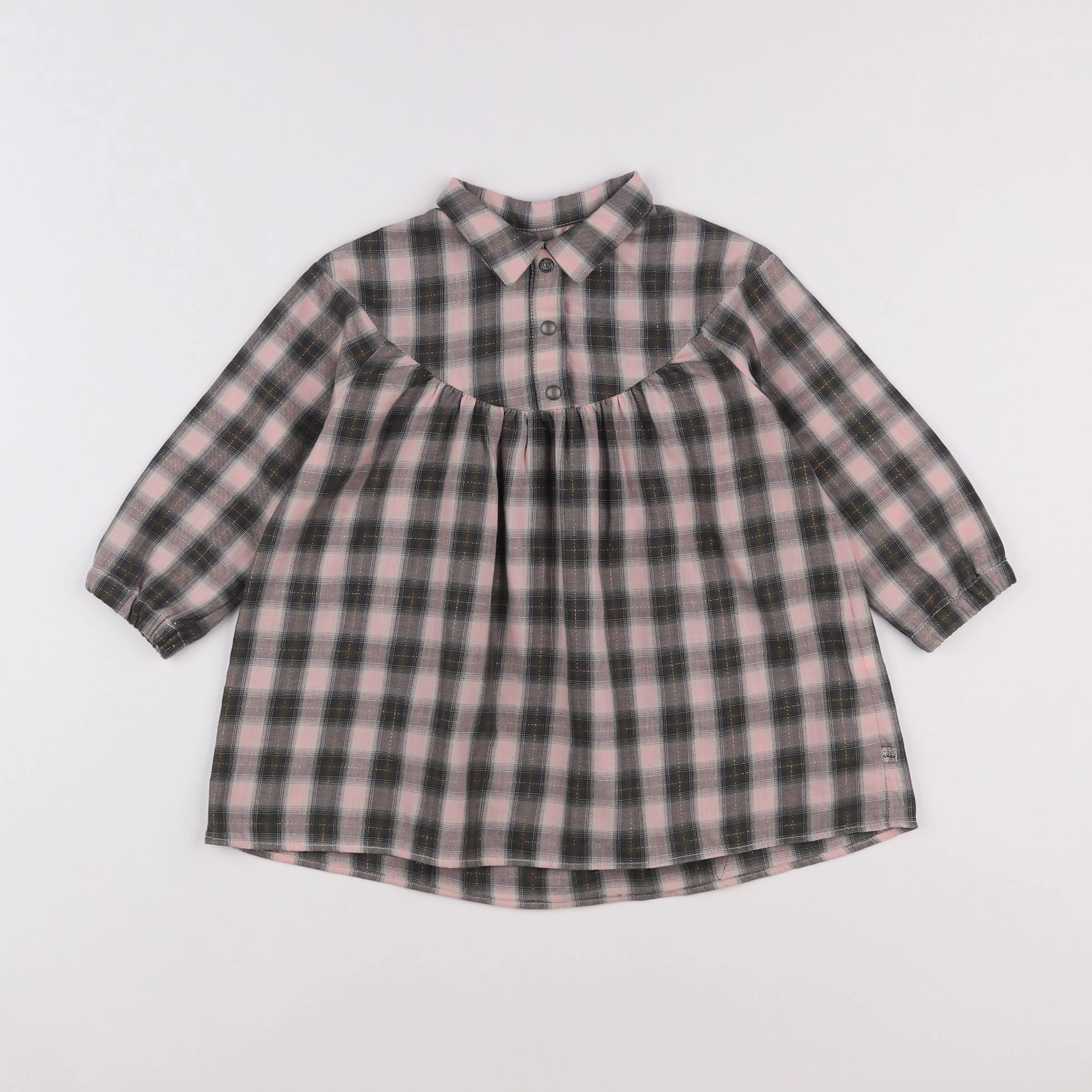 IKKS - robe gris, rose - 2 ans