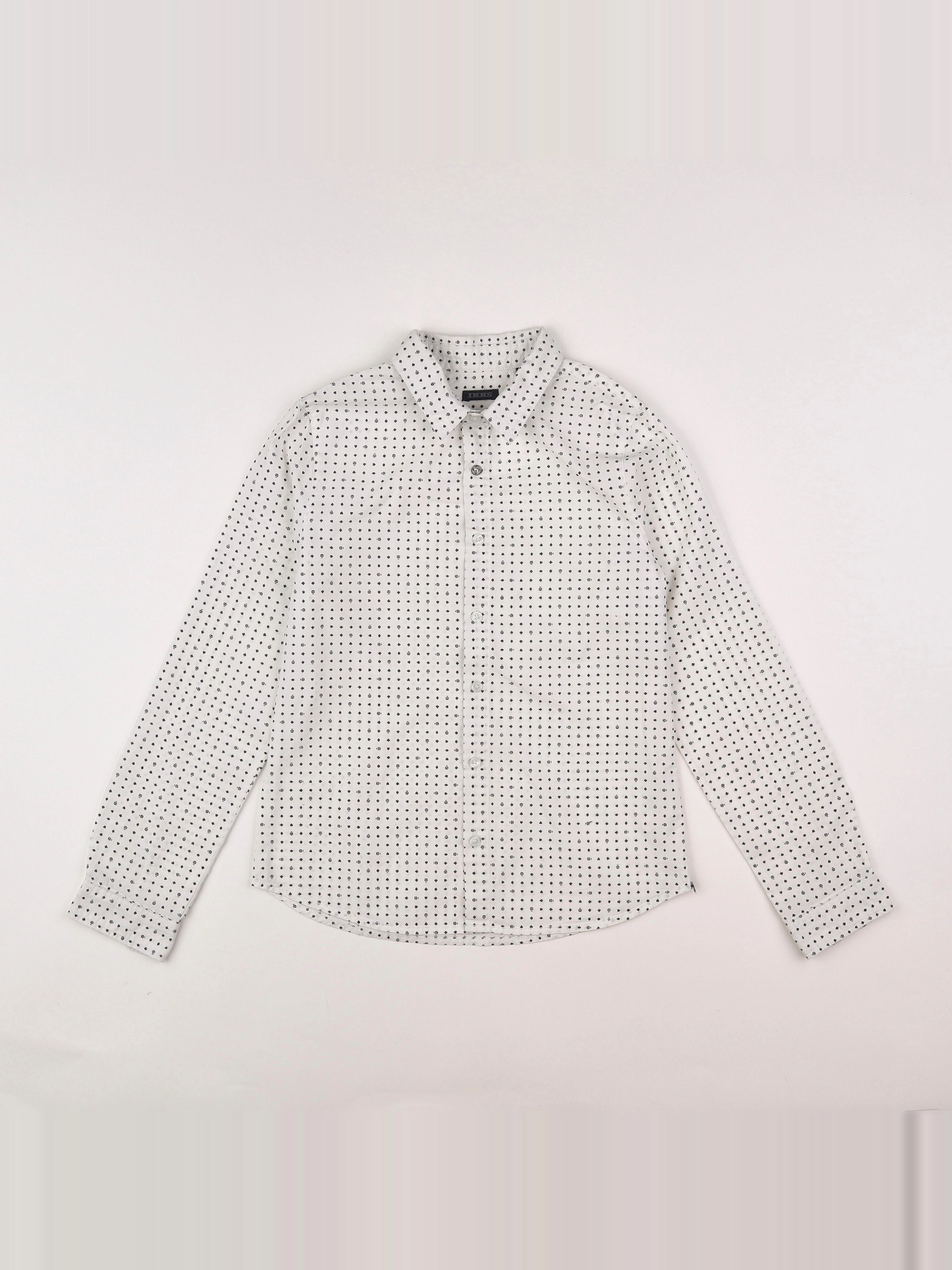 IKKS - chemise blanc - 10 ans