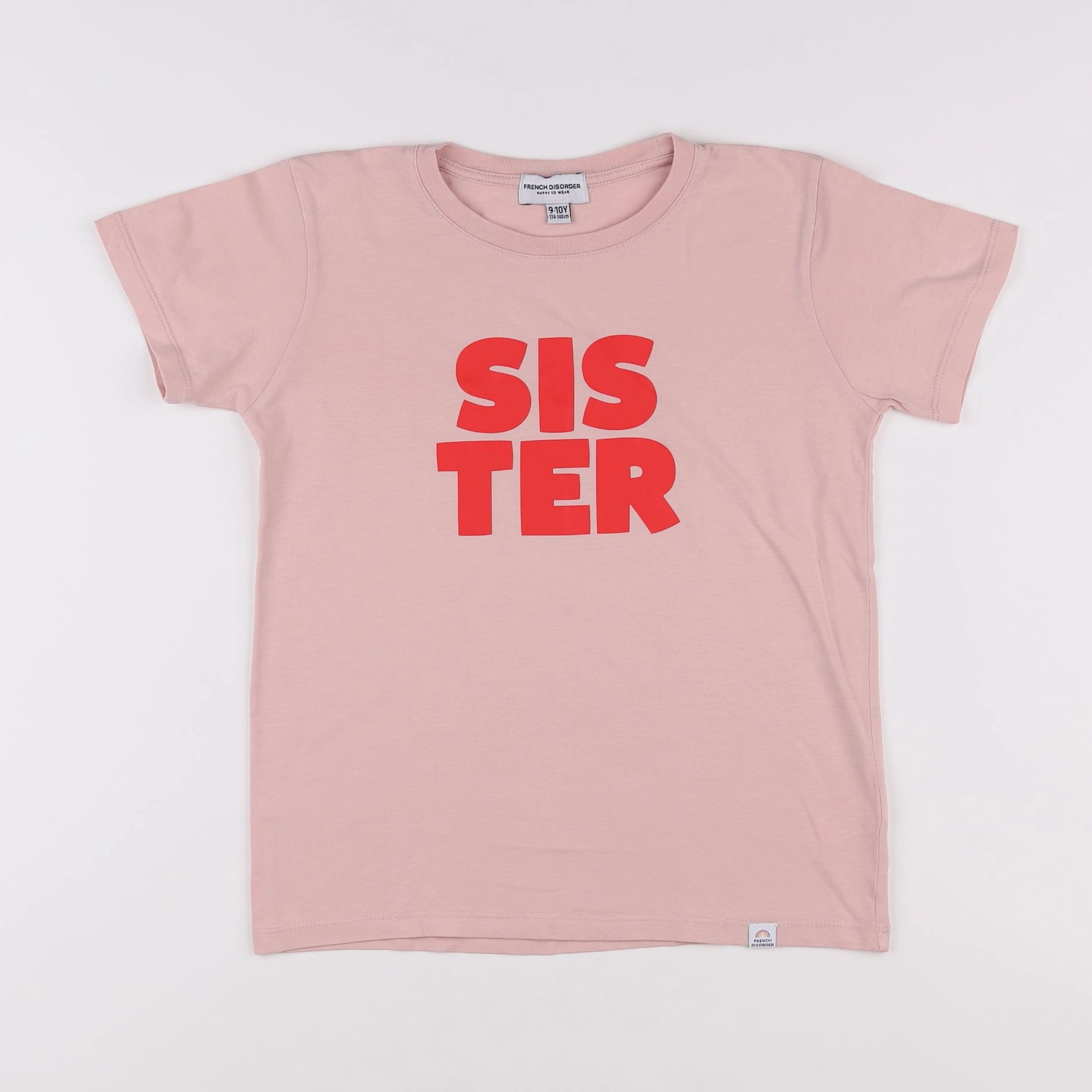 French Disorder - tee-shirt rose - 9/10 ans