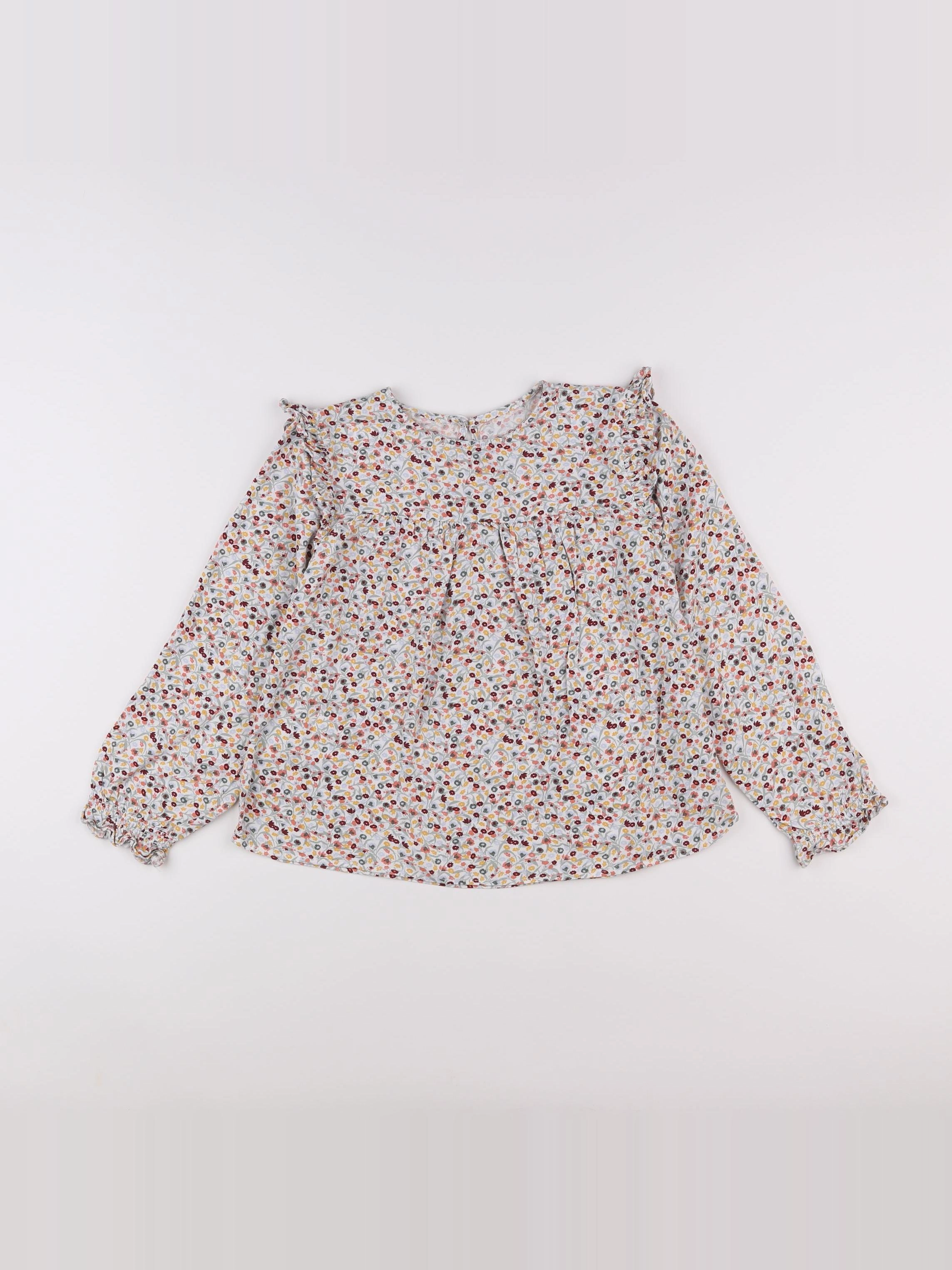 Vertbaudet - blouse multicolore - 9 ans