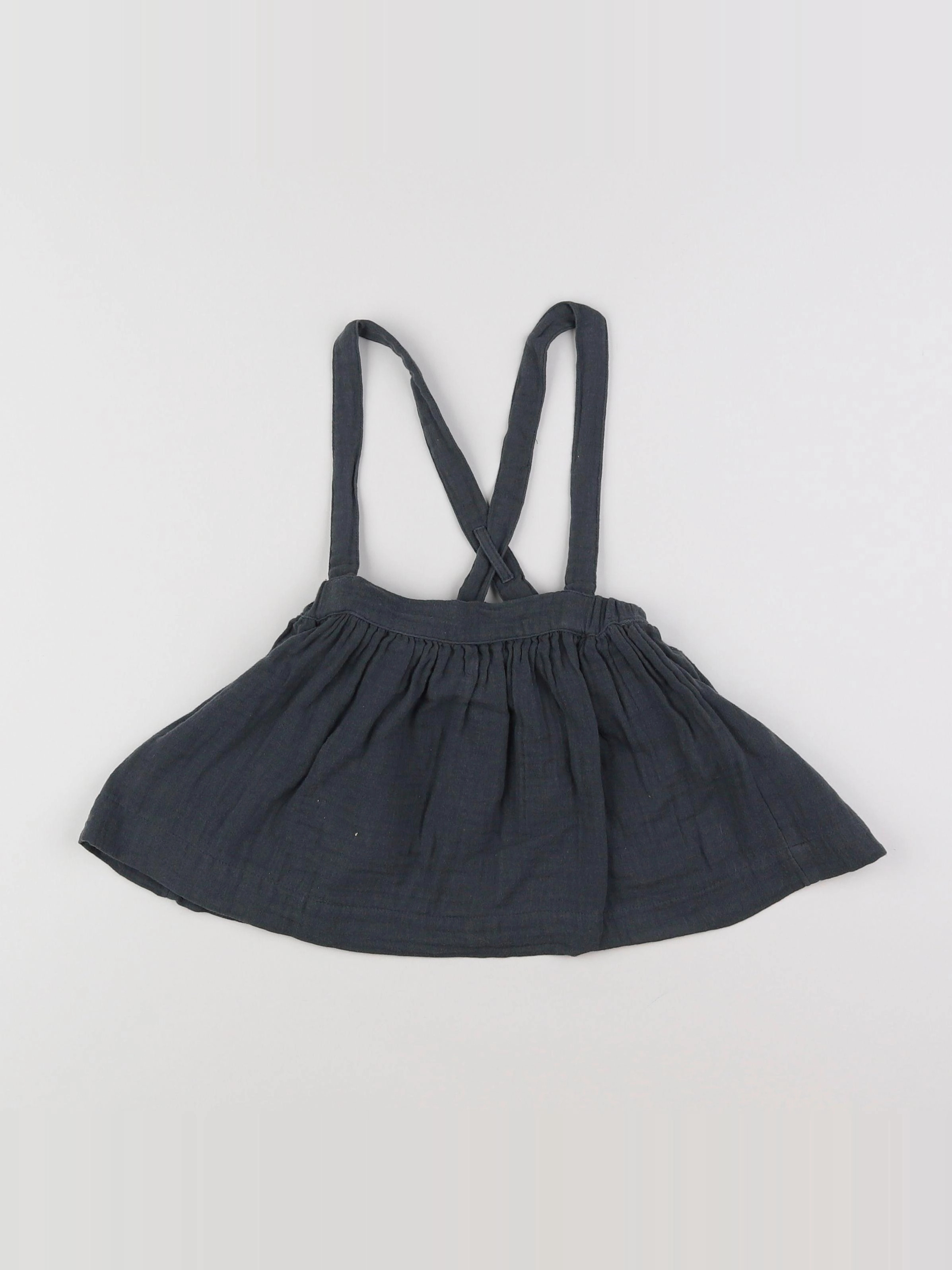 Vertbaudet - jupe gris - 18 mois