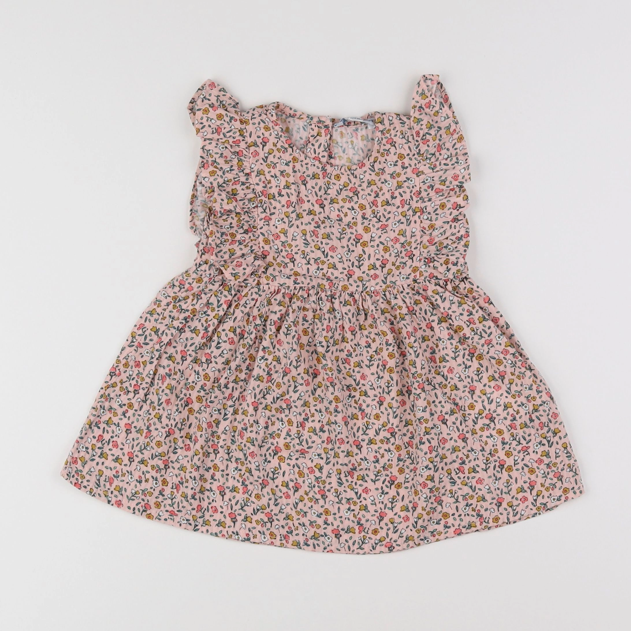 Vertbaudet - robe rose - 9 mois