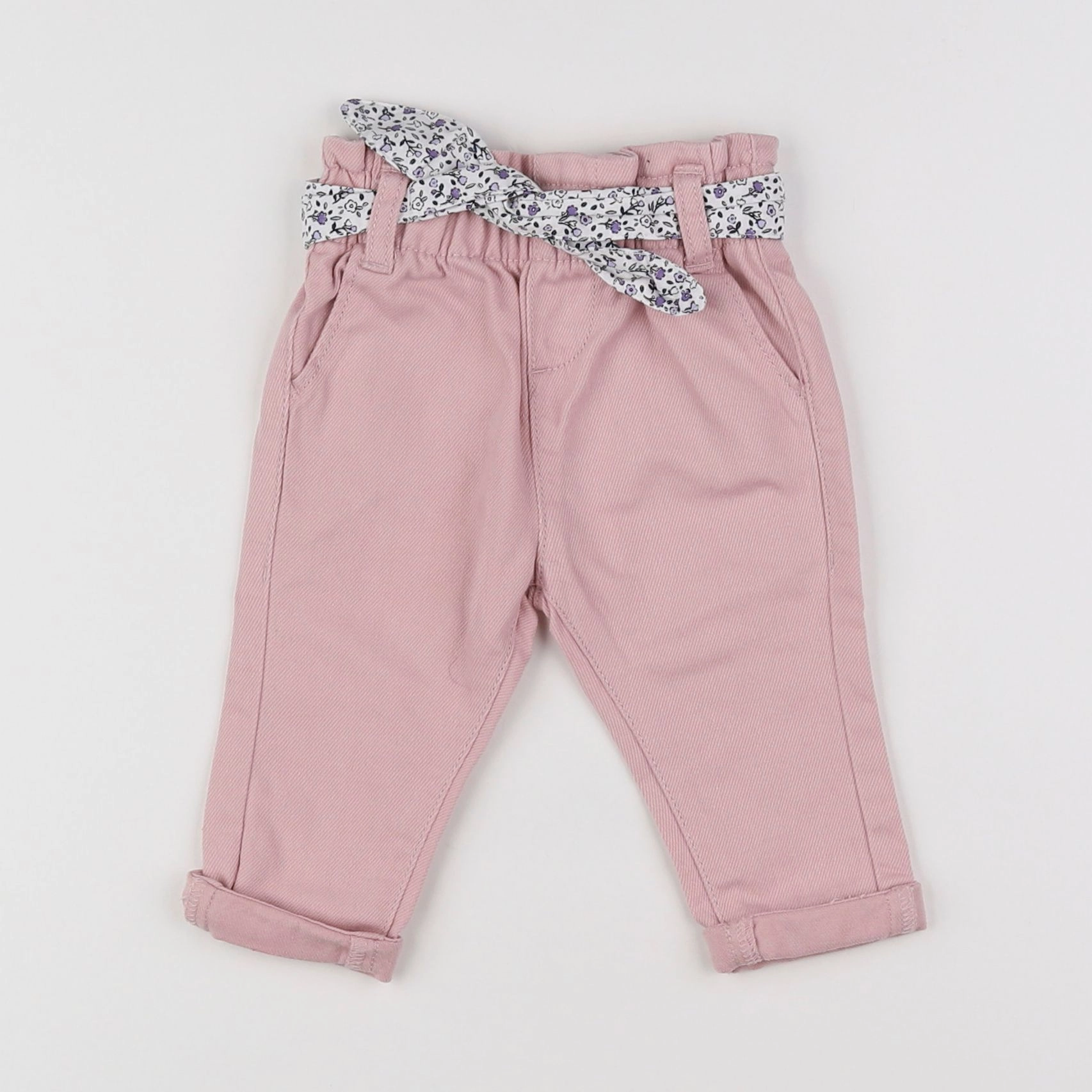 Vertbaudet - jean rose - 3 mois