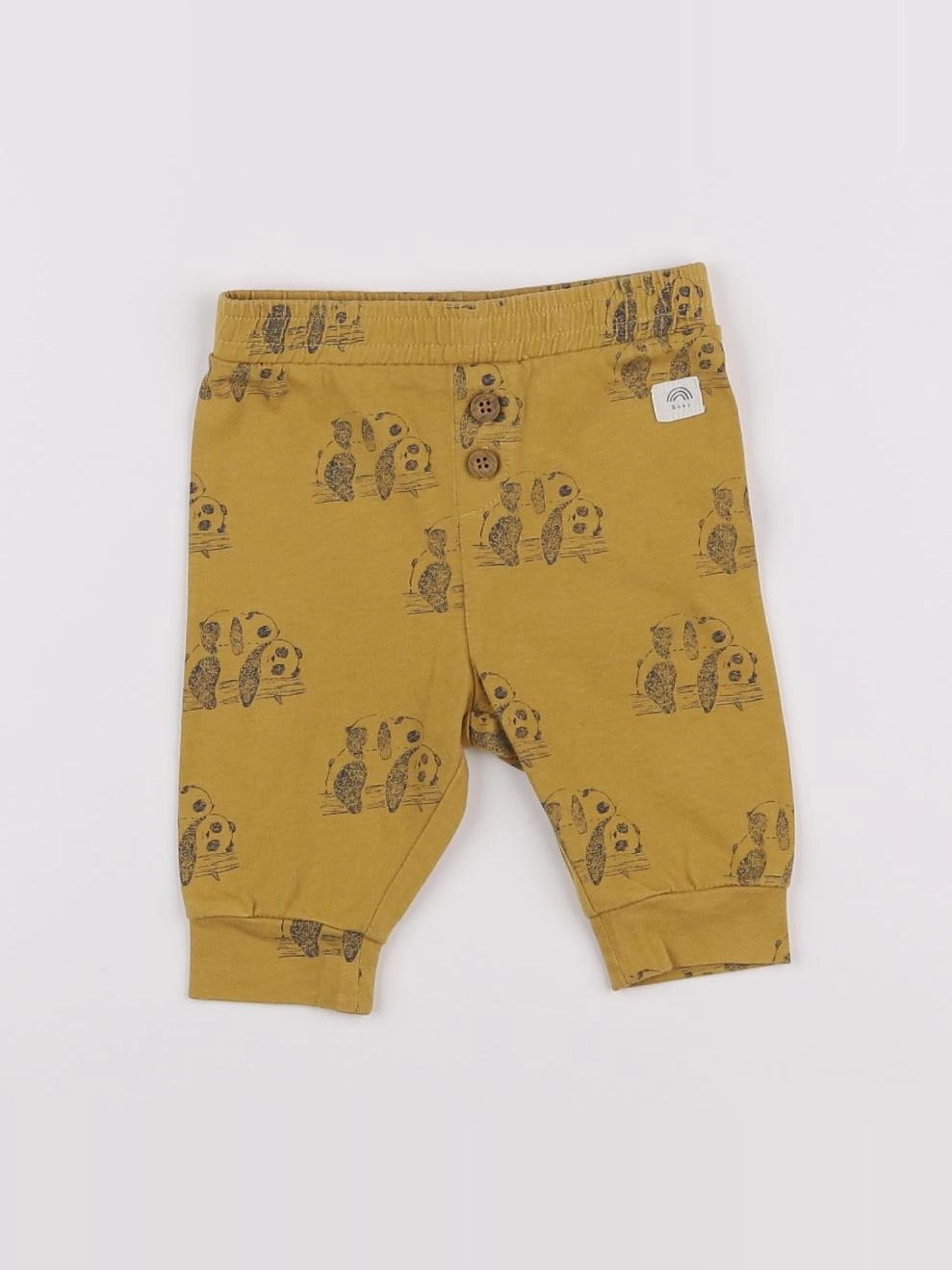 La Redoute - legging jaune - 3 mois