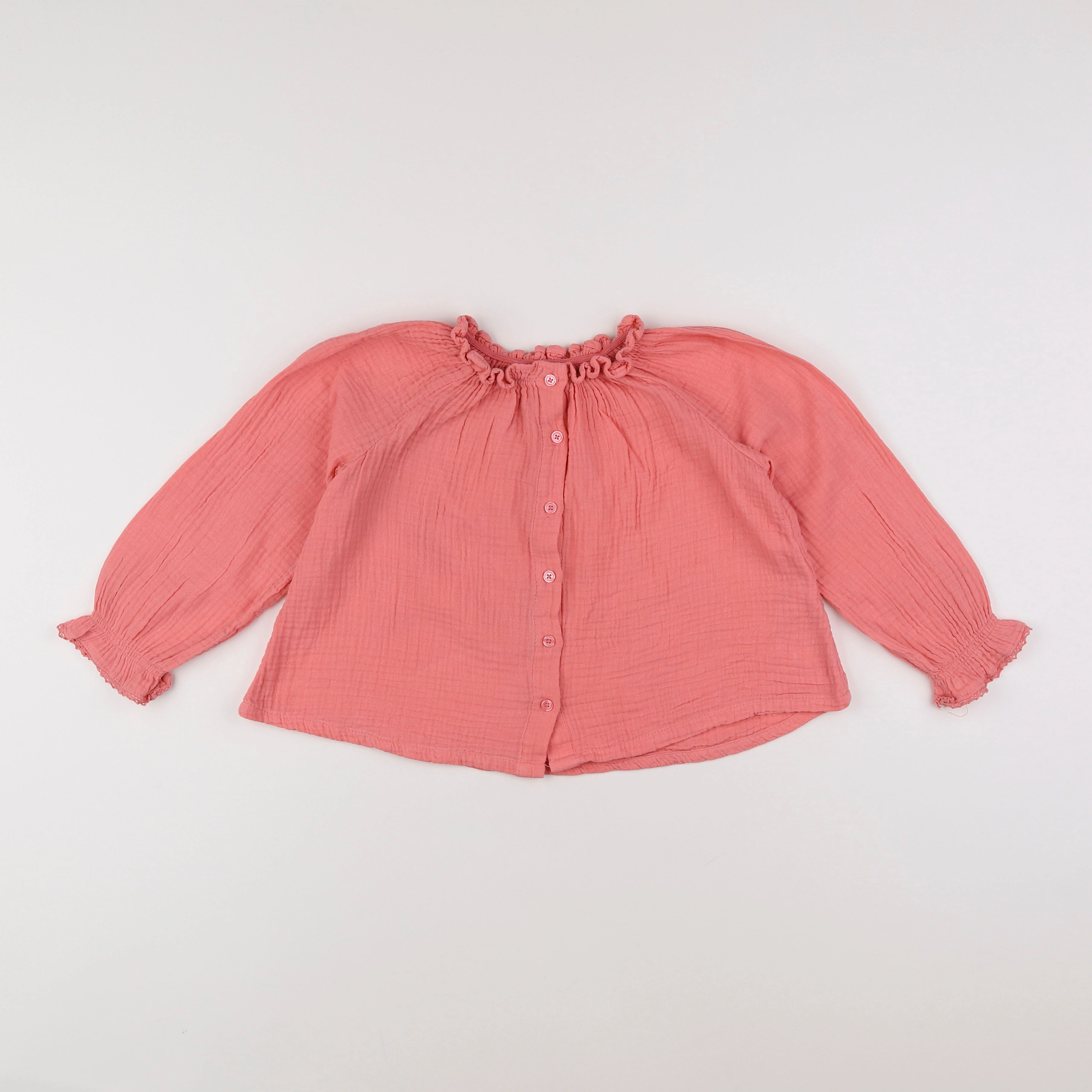 Vertbaudet - blouse rose - 6 ans