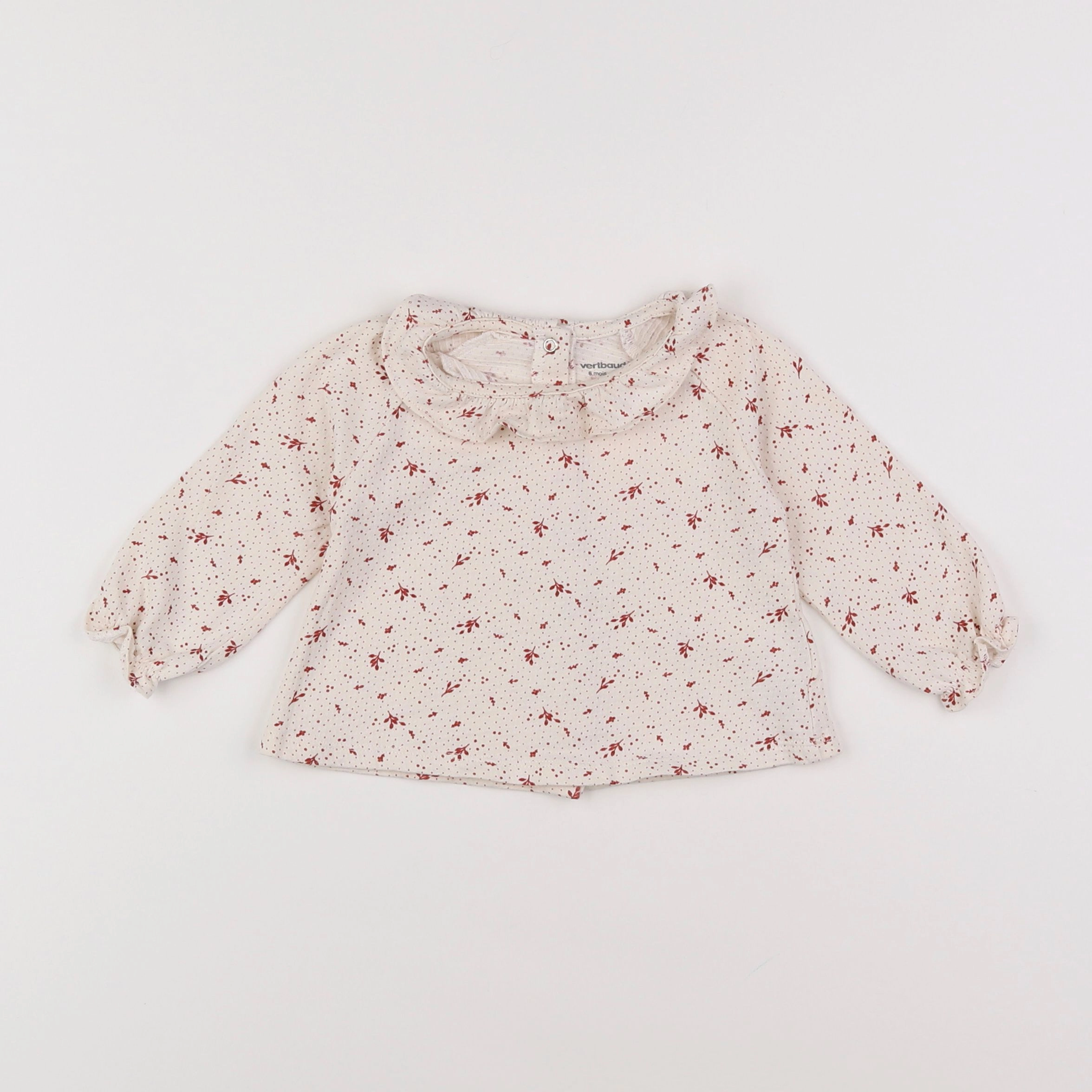 Vertbaudet - blouse multicolore - 6 mois