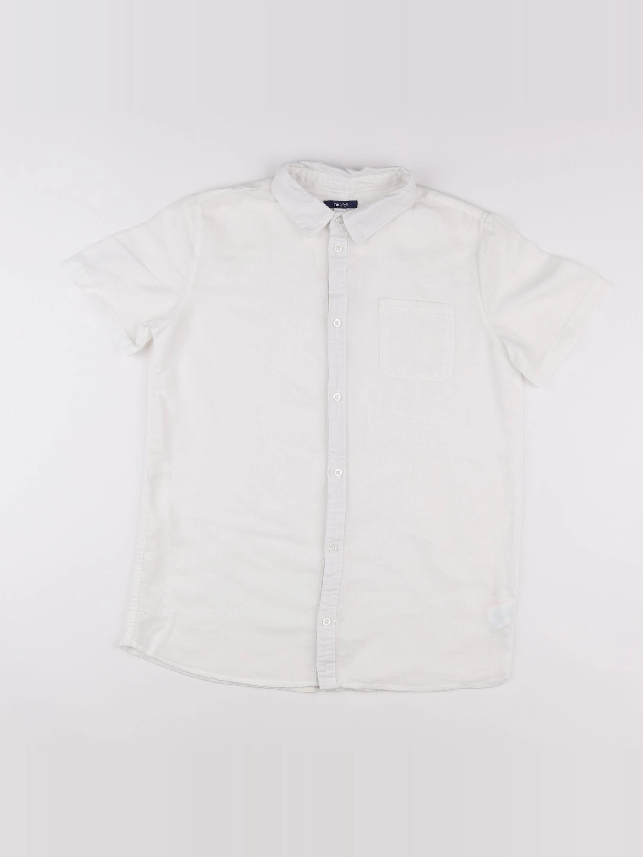 Okaidi - chemise blanc - 14 ans