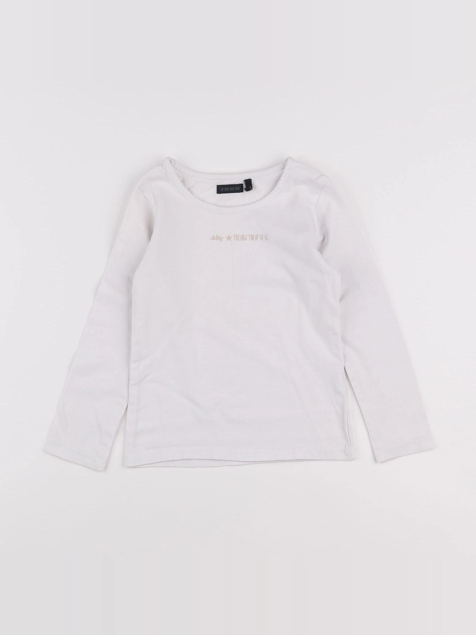 IKKS - tee-shirt blanc - 5 ans
