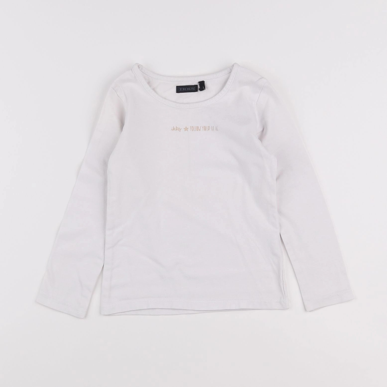 IKKS - tee-shirt blanc - 5 ans