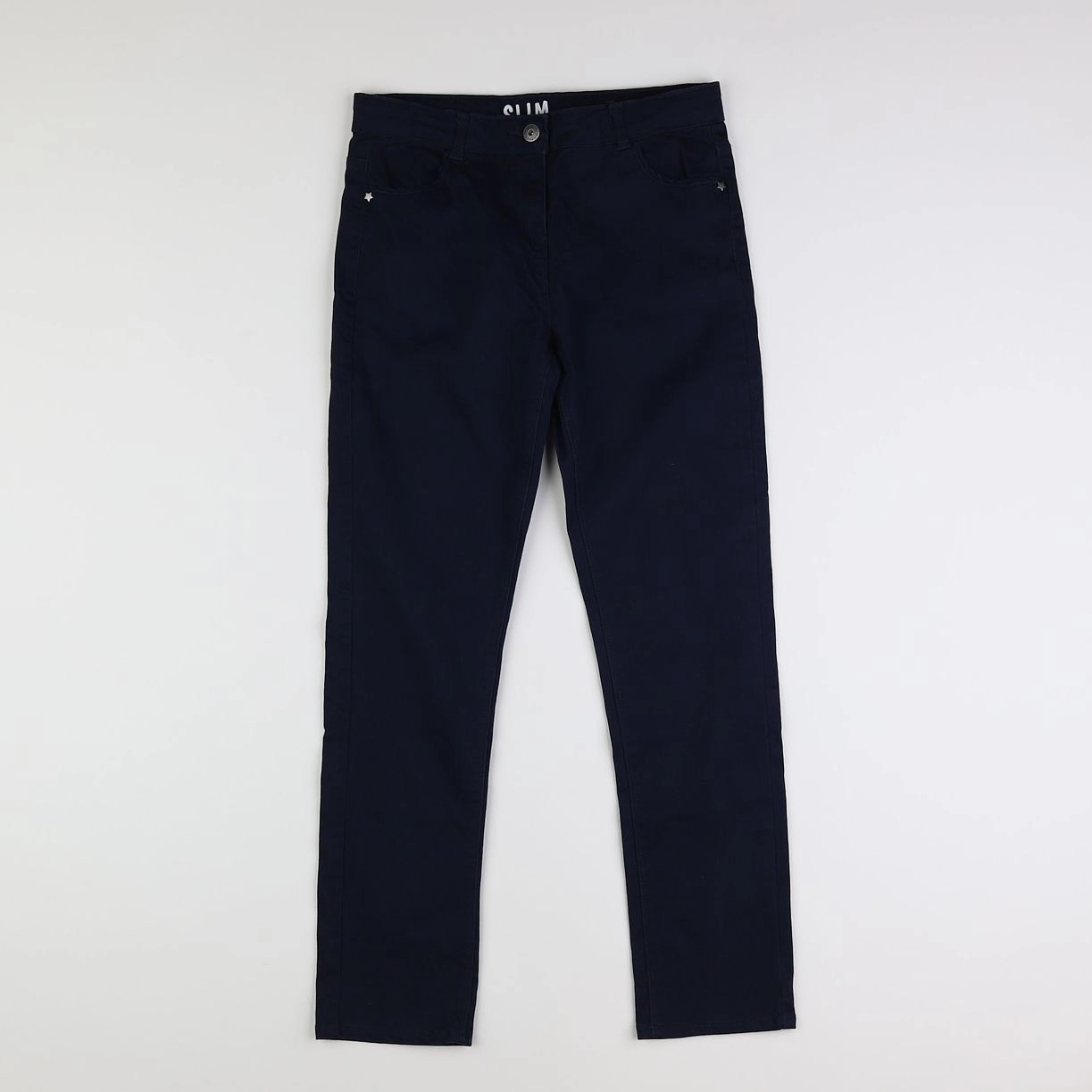 Vertbaudet - pantalon bleu - 12 ans