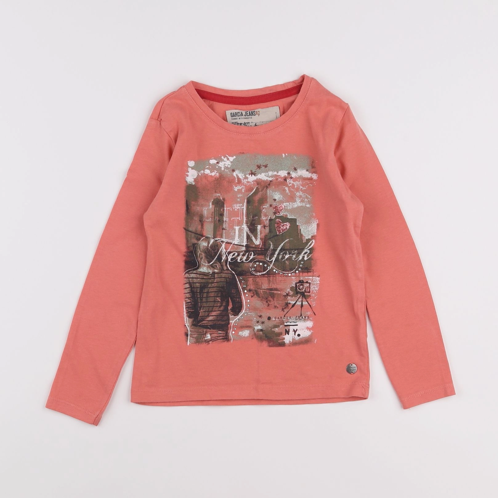 Garcia - tee-shirt rose - 4 ans