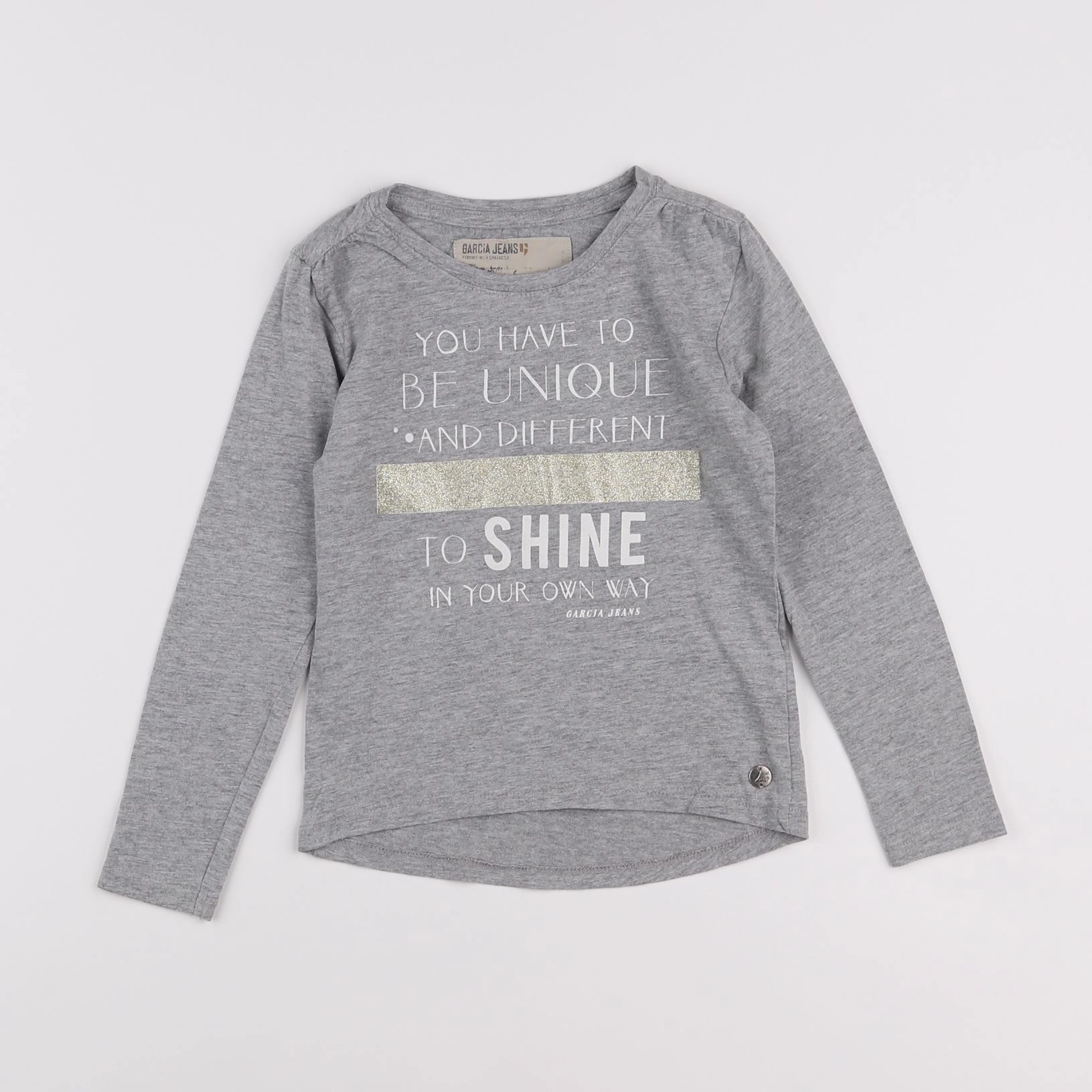 Garcia - tee-shirt gris - 4 ans