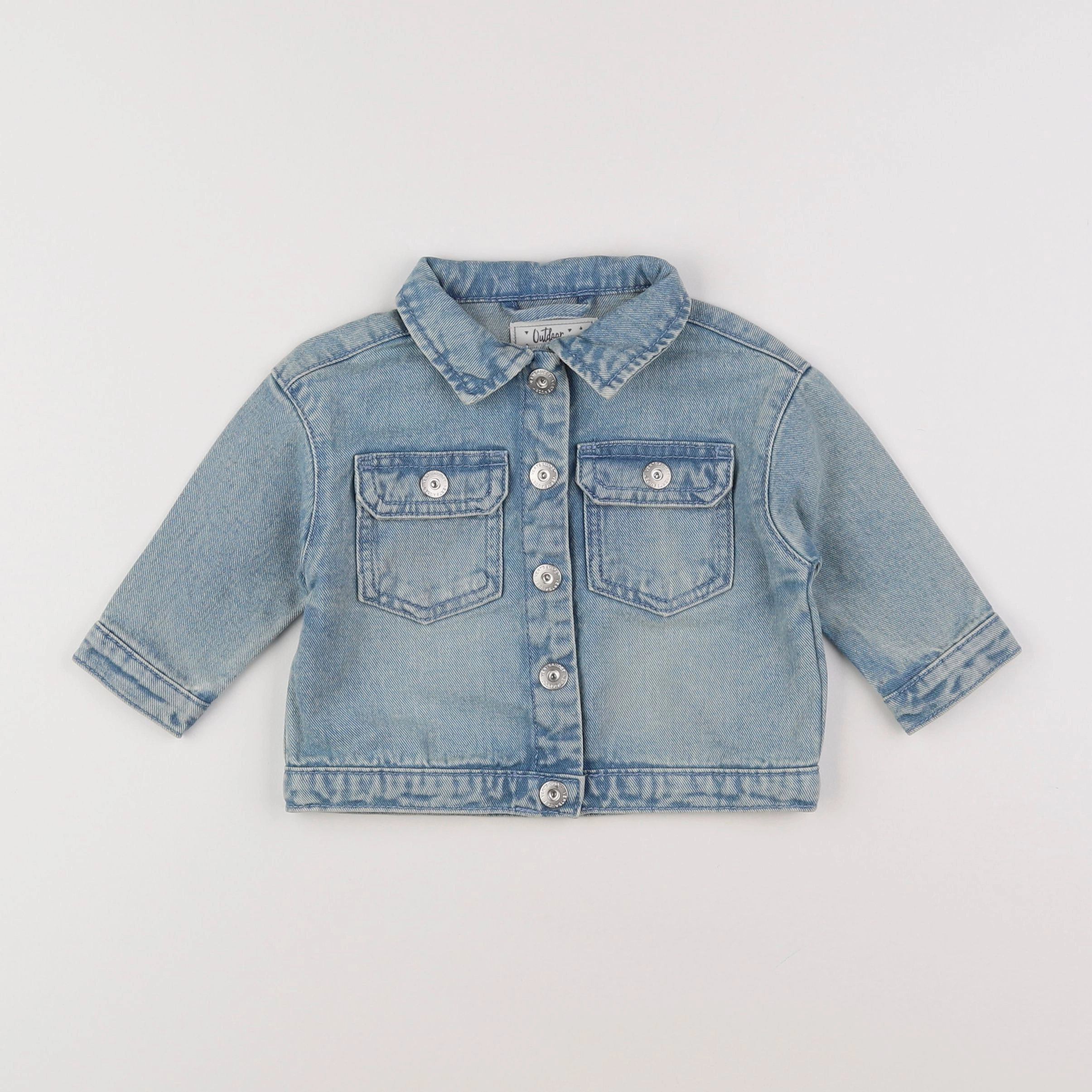 Vertbaudet - veste bleu - 6 mois