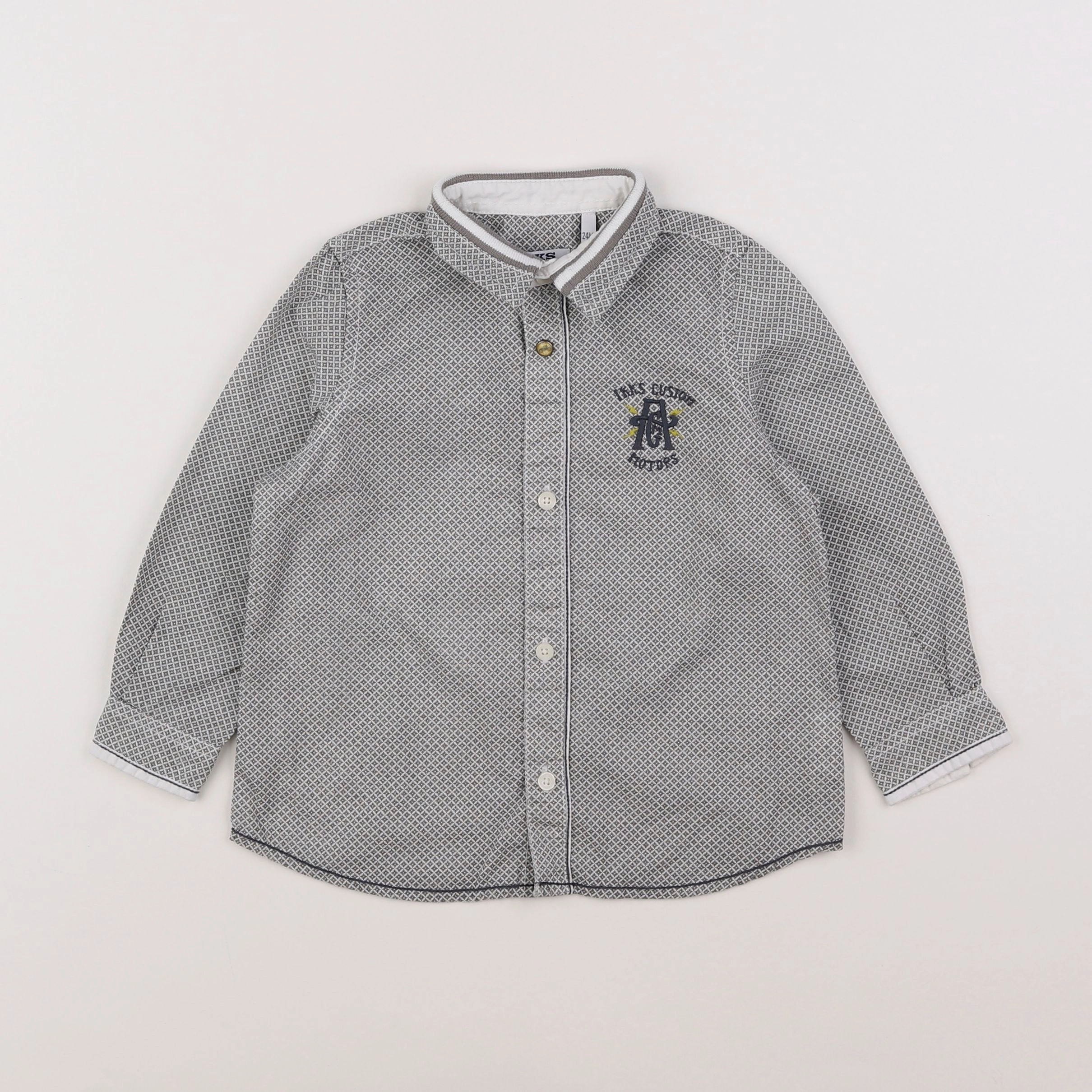 IKKS - chemise gris - 2 ans