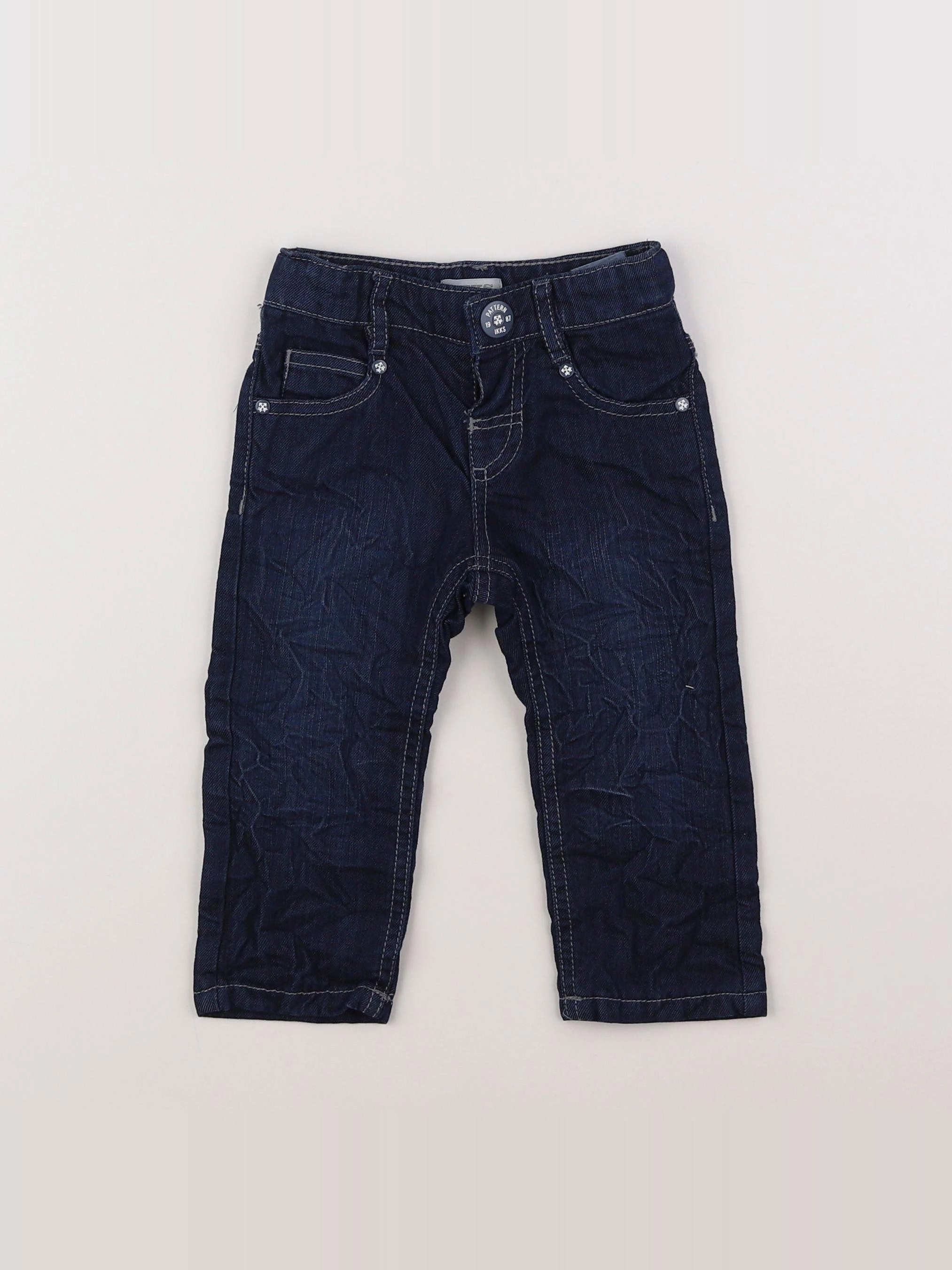 IKKS - jean bleu - 12 mois