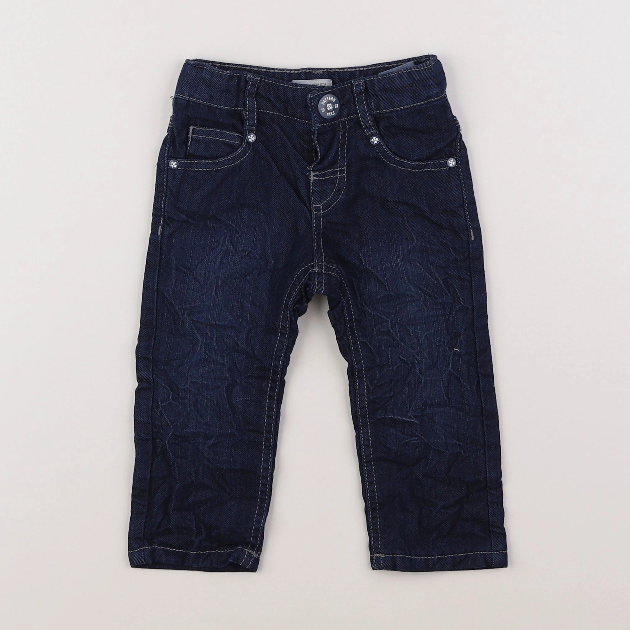 IKKS - jean bleu - 12 mois