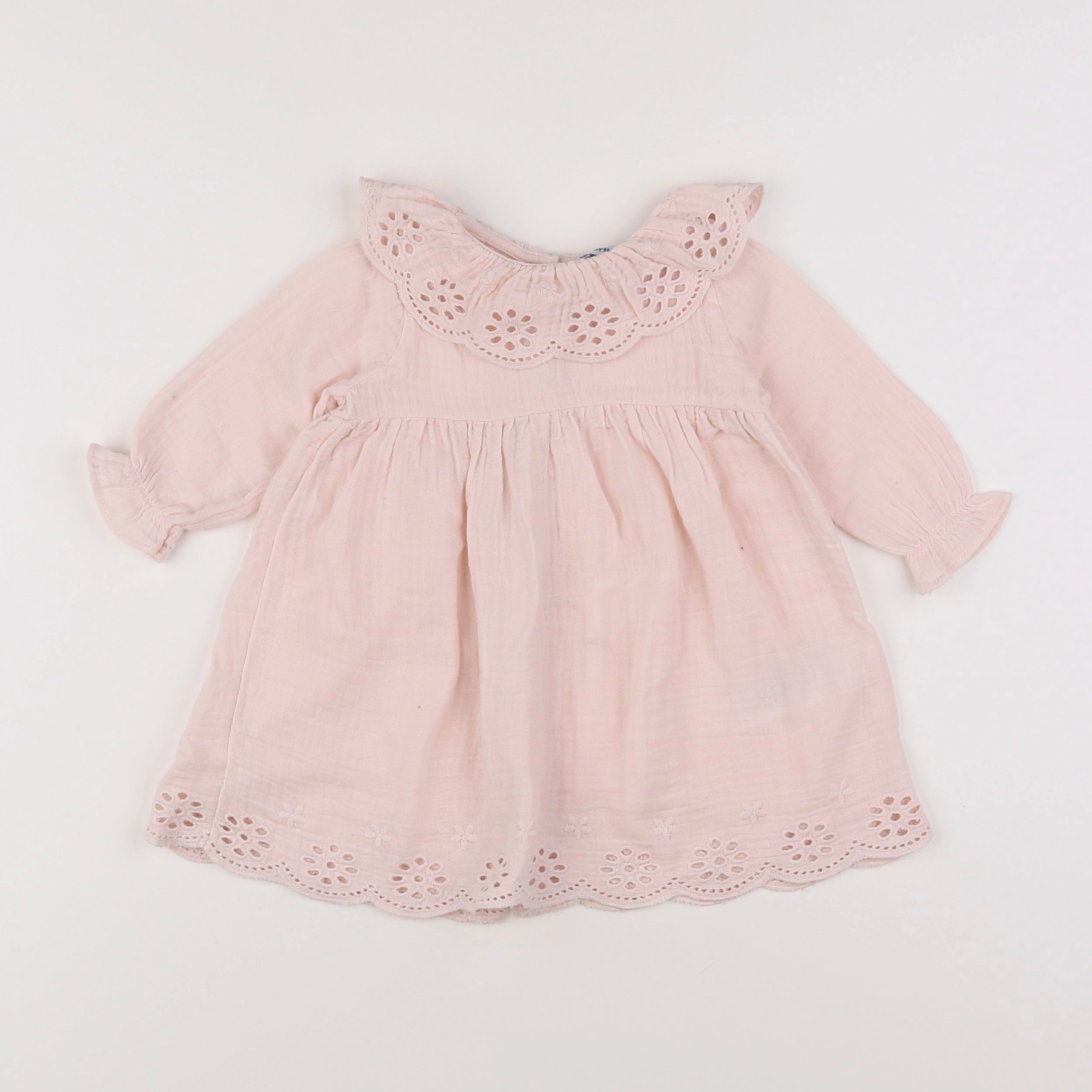 Vertbaudet - robe rose - 6 mois